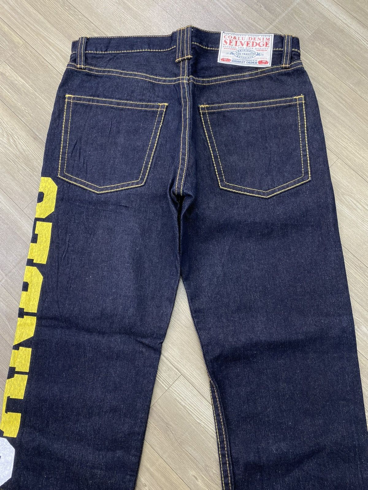 Hysteric Glamour Vintage CoandLu Japan Evisu Style Printed Selvedge Jeans Y2K Size US 34 / EU 50 - 18 Thumbnail