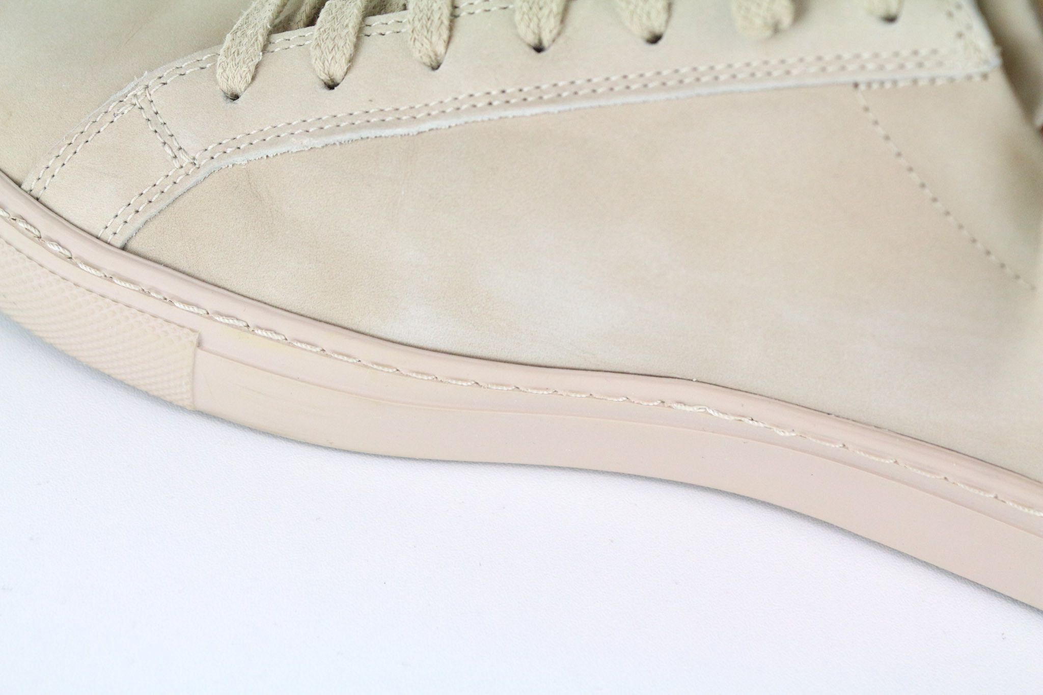 Suitsupply EU42 Light Brown Beige Leather Laced 72744 Size US 9 / EU 42 - 9 Thumbnail