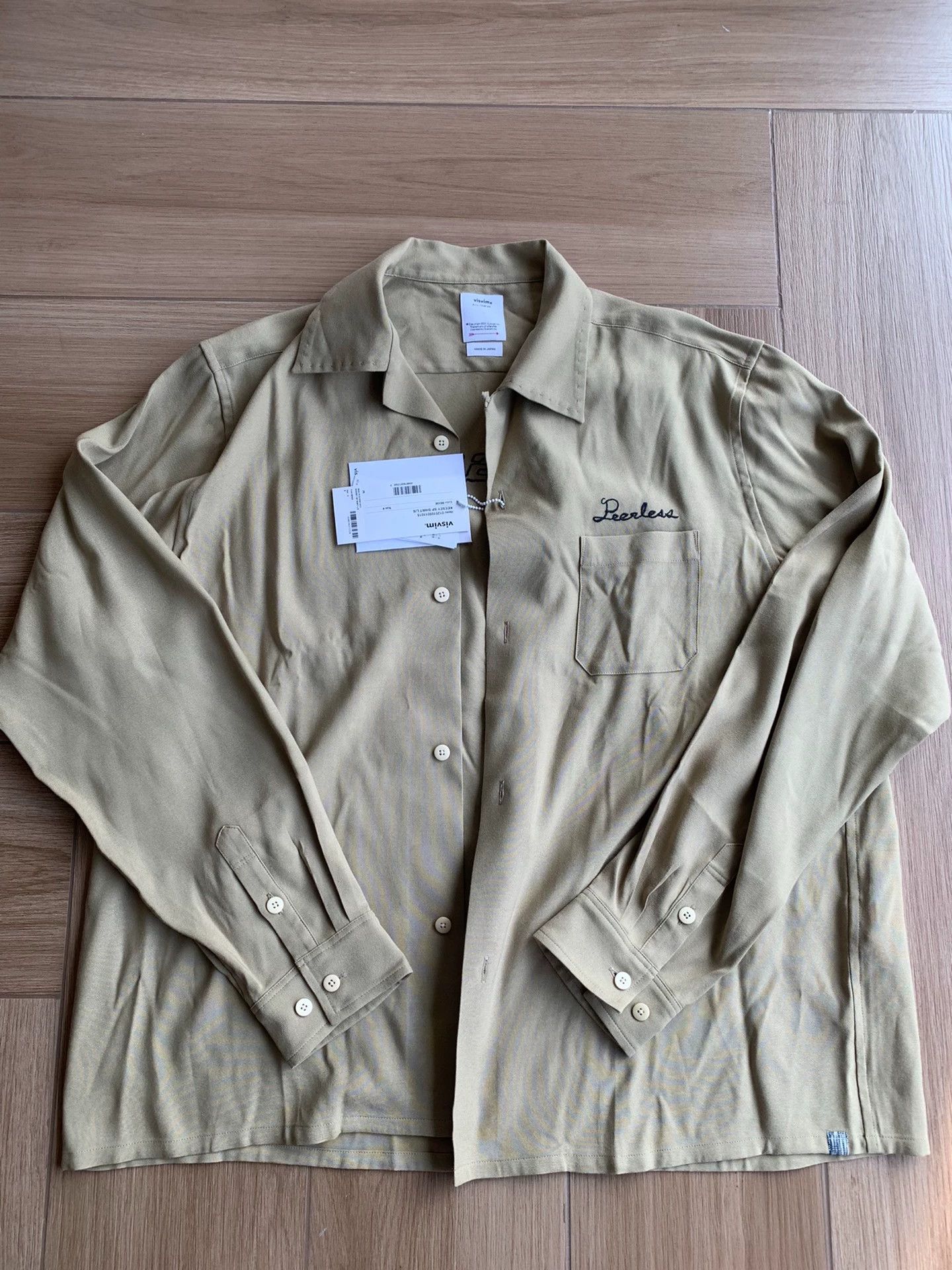 Visvim VISVIM KEESEY SP SHIRT L/S RAYON LTR EMB NEW 4 25ss Size US XL / EU 56 / 4 - 1 Thumbnail