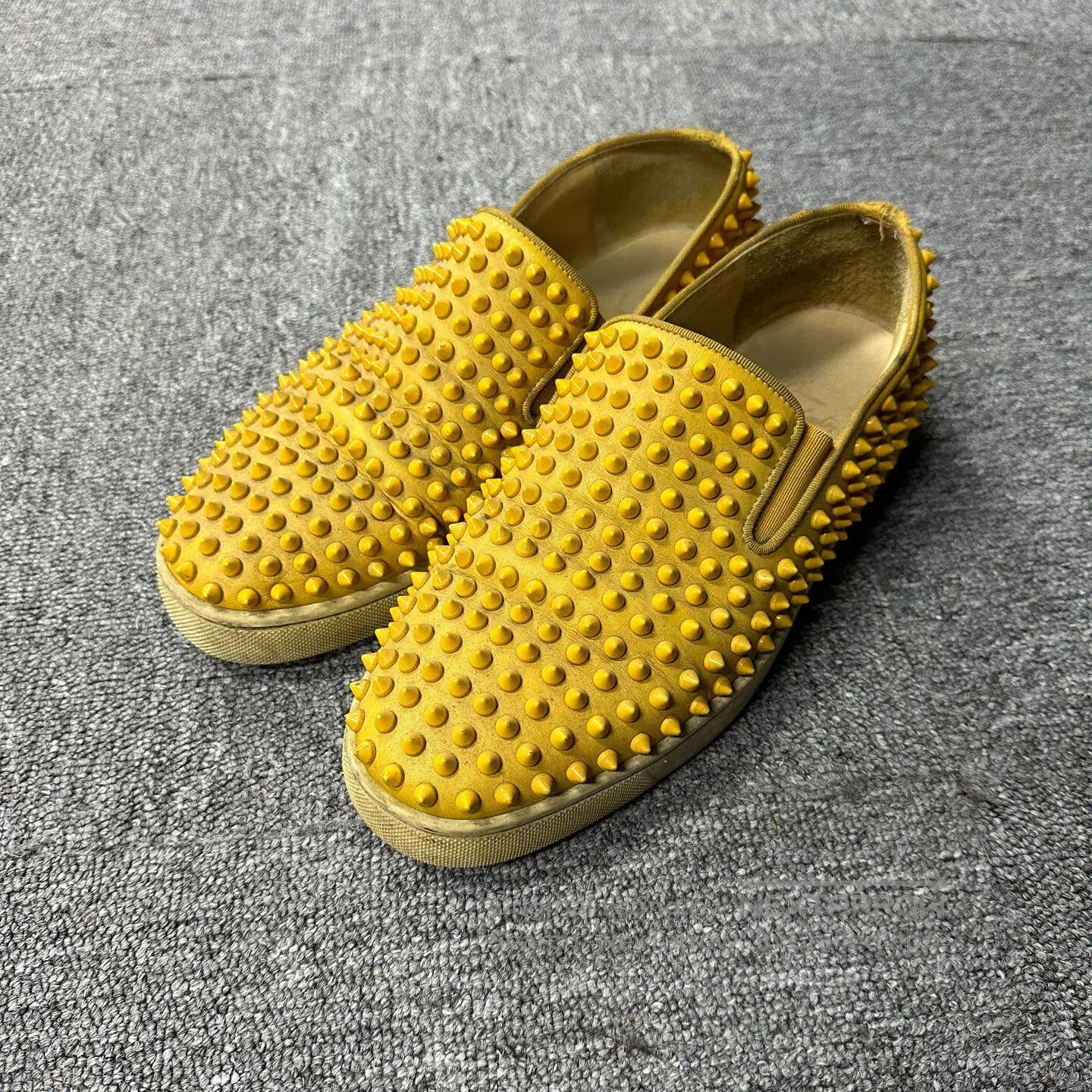 Christian Louboutin christian louboutin Yellow comfortable ankle-high casual s Size US 8 / EU 41 - 1 Thumbnail