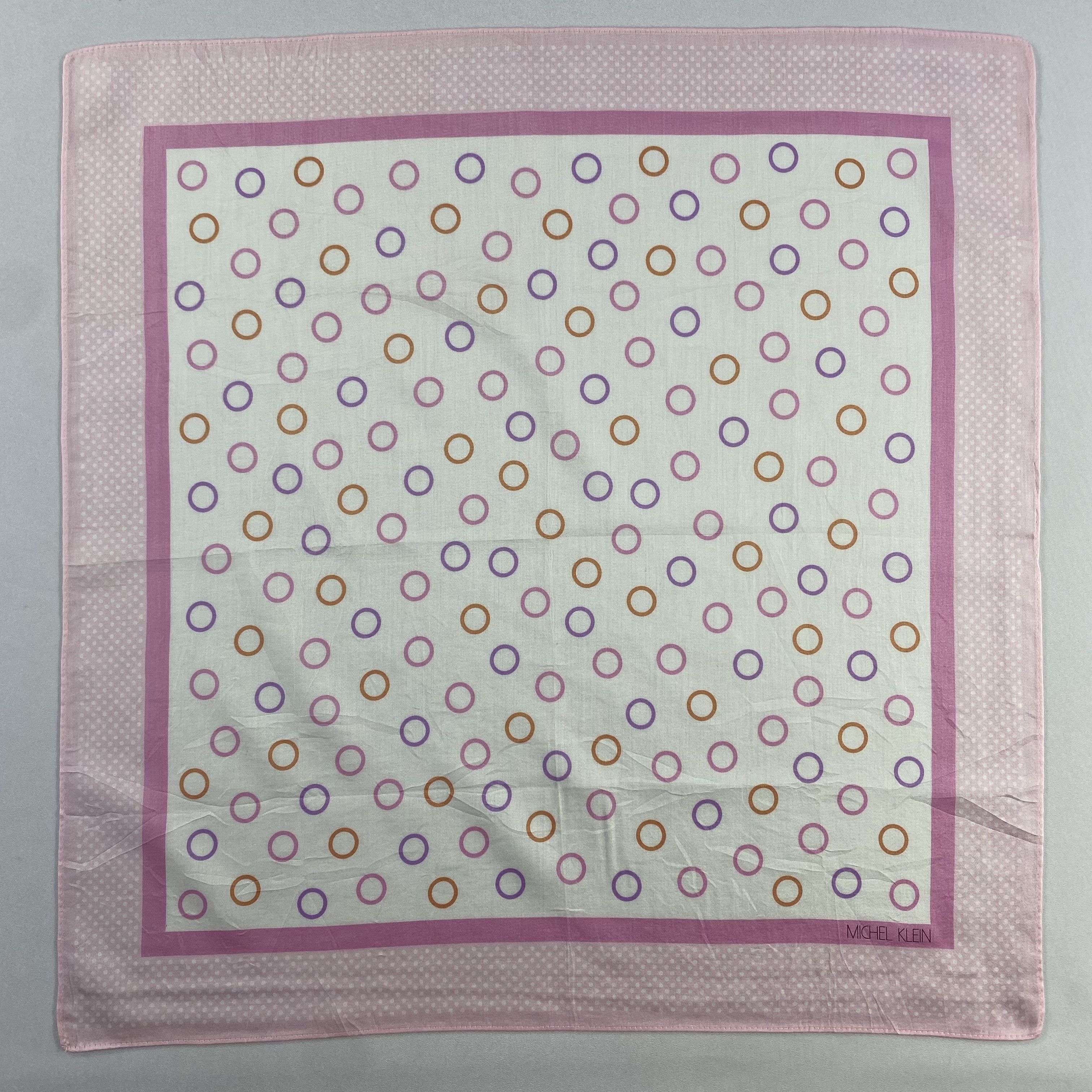 Michel Klein × Vintage Michel Klein Neckerchief / Bandana / Handkerchief-P720 Size ONE SIZE - 1 Thumbnail