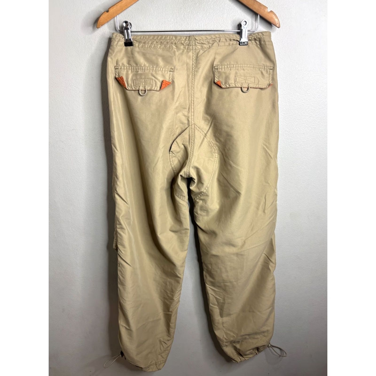 Gap GAP Mens XS Beige Cargo Pants Cargo Pocket Vintage 90s Straight Front Regular Leg Style Pants Shirts? Size US 27 - 5 Thumbnail