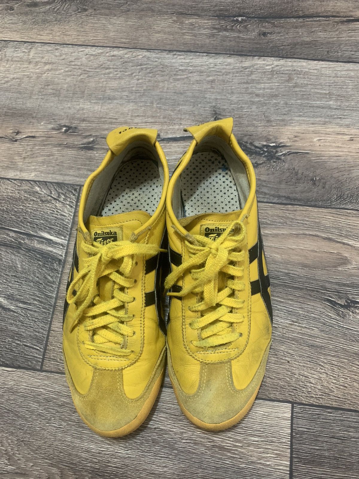 Asics × Onitsuka Tiger × Vintage Asics Onitsuka Tiger Mexico 66 Yellow Leather Shoes US8 Size US 8 / EU 41 - 9 Thumbnail