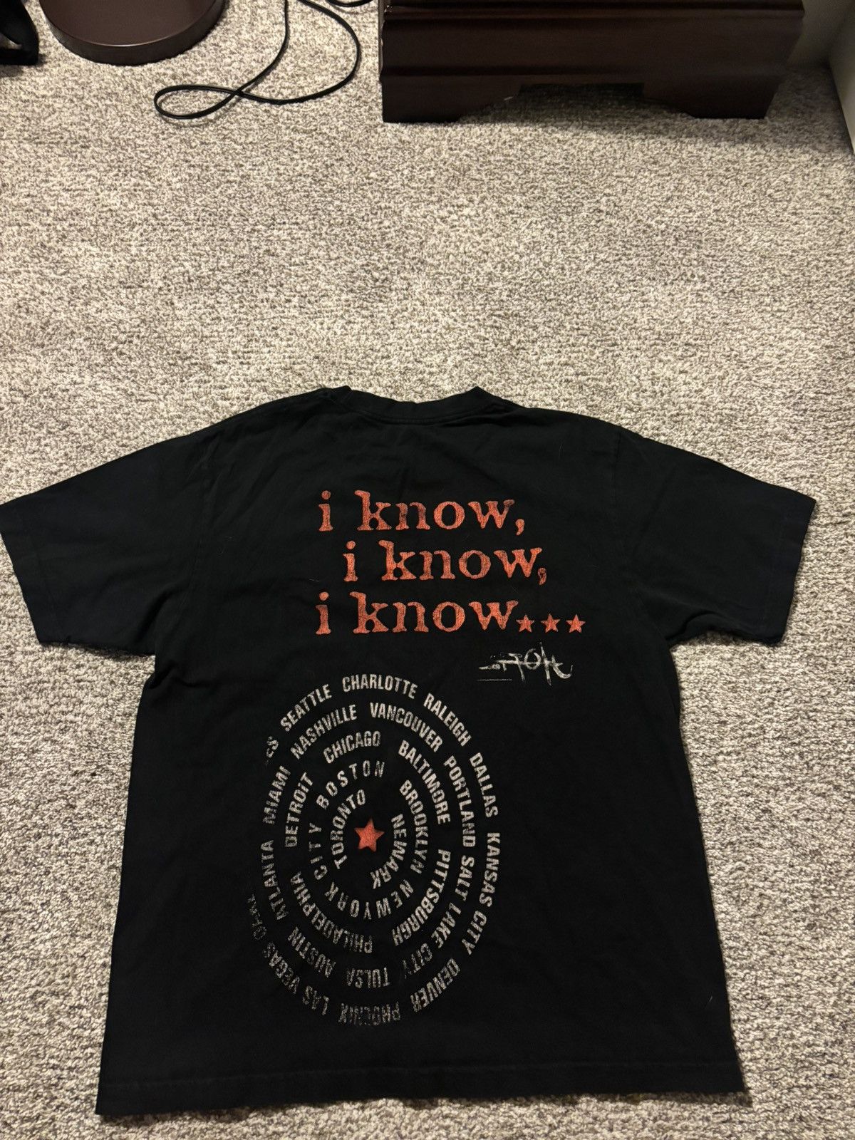 Travis Scott Travis Scott Tour Tee Size US L / EU 52-54 / 3 - 2 Thumbnail
