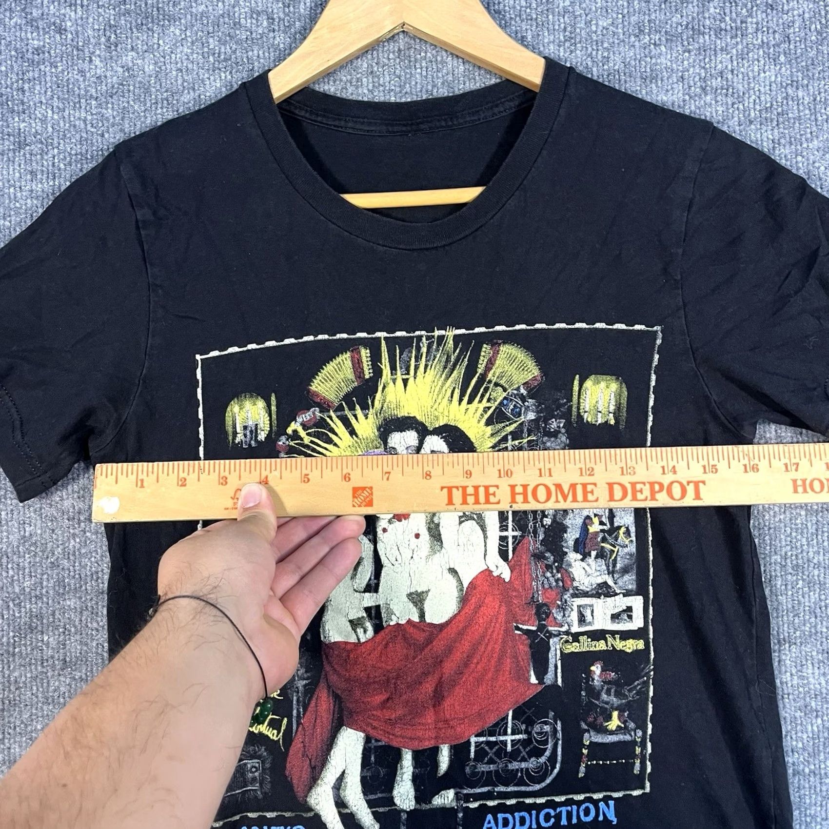Tultex Jane's Addiction Ritual de lo Habitual 2022 Tour Concert T-Shirt Small Band Tee Black S Adult Size US S / EU 44-46 / 1 - 3 Thumbnail
