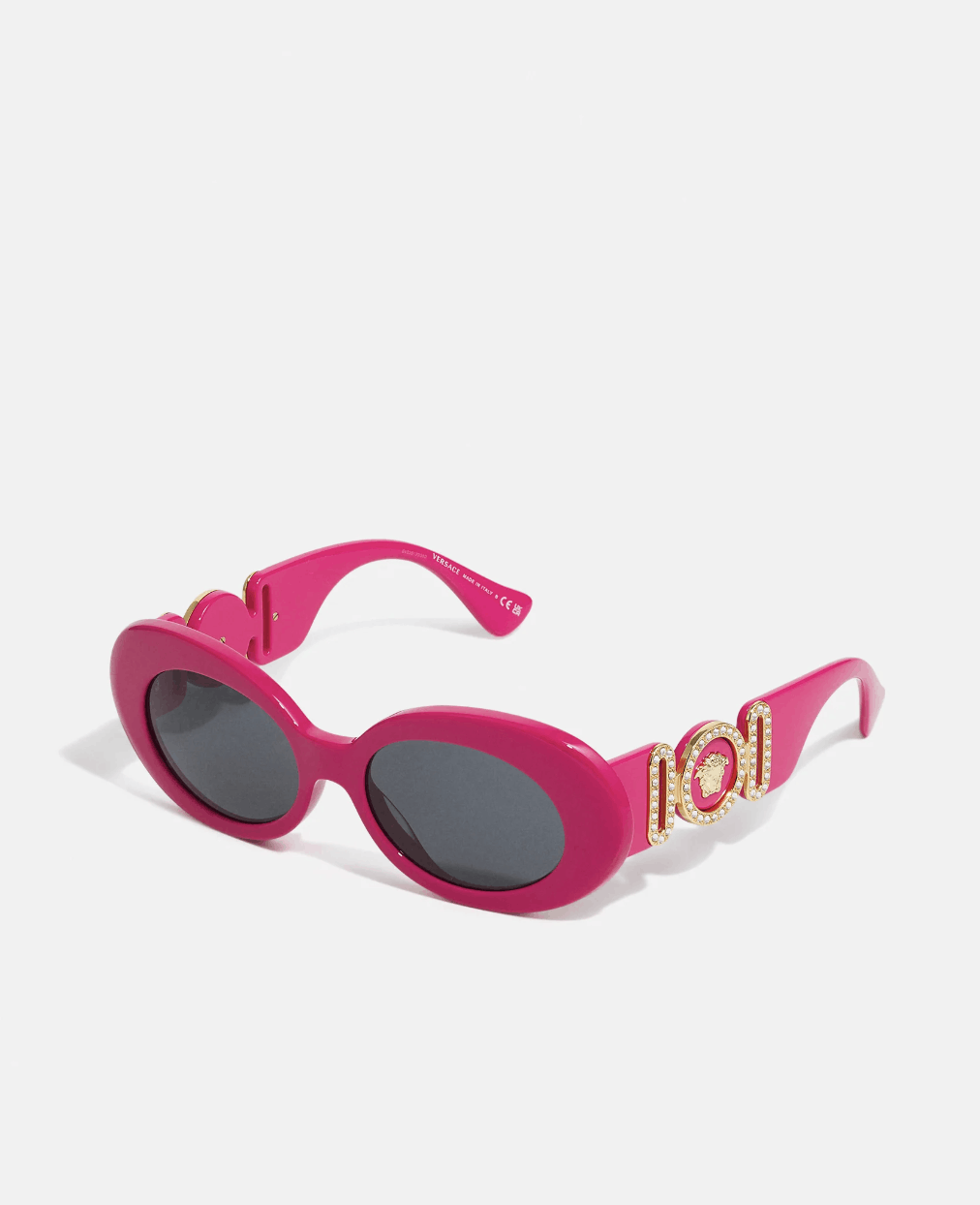 サングラス VERSACE Woman Sunglasses Pink 0VE4466U 546387 Versace VE4466U 546387 Pink Sunglasses for Woman – LookerOnline