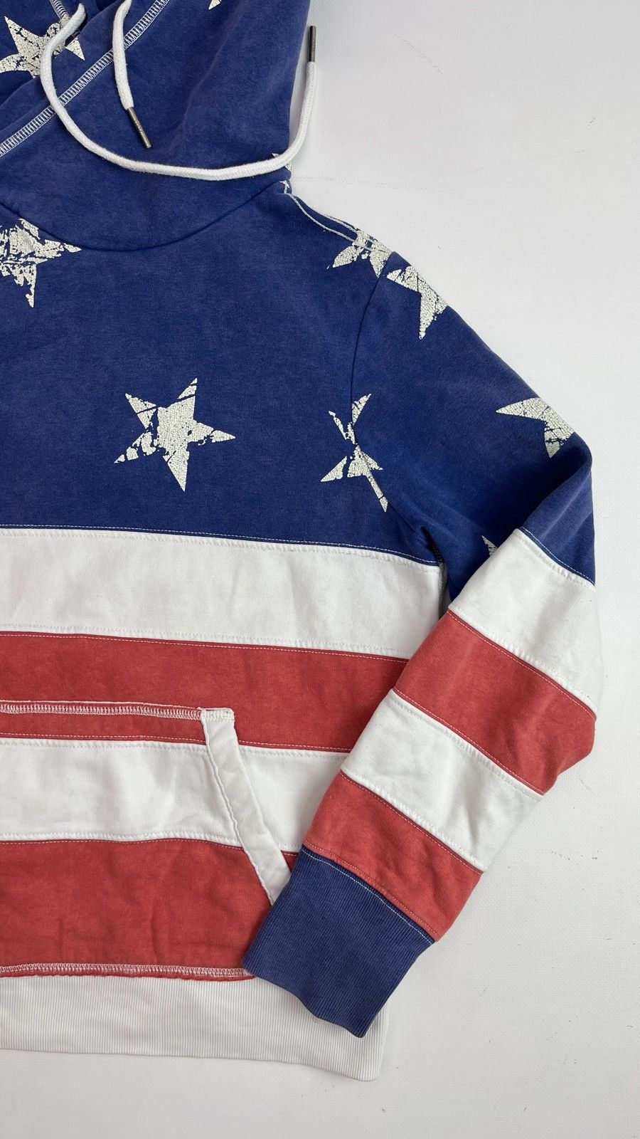 True Religion Vintage Rare True Religion USA Flag Printed Hoodie Size US S / EU 44-46 / 1 - 2 Thumbnail