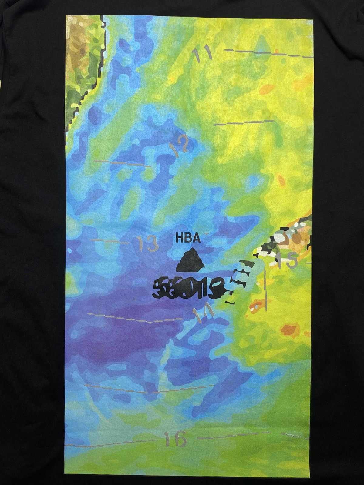 Hood By Air Hood By Air - Weather Map Long Sleeve T-Shirt Size US XL / EU 56 / 4 - 14 Thumbnail