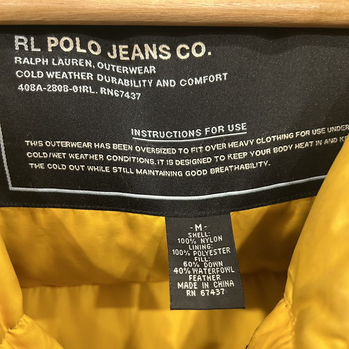 Polo Ralph Lauren Vintage Polo Ralph Lauren Jeans Co Puffer Jacket Size M Size US M / EU 48-50 / 2 - 4 Thumbnail