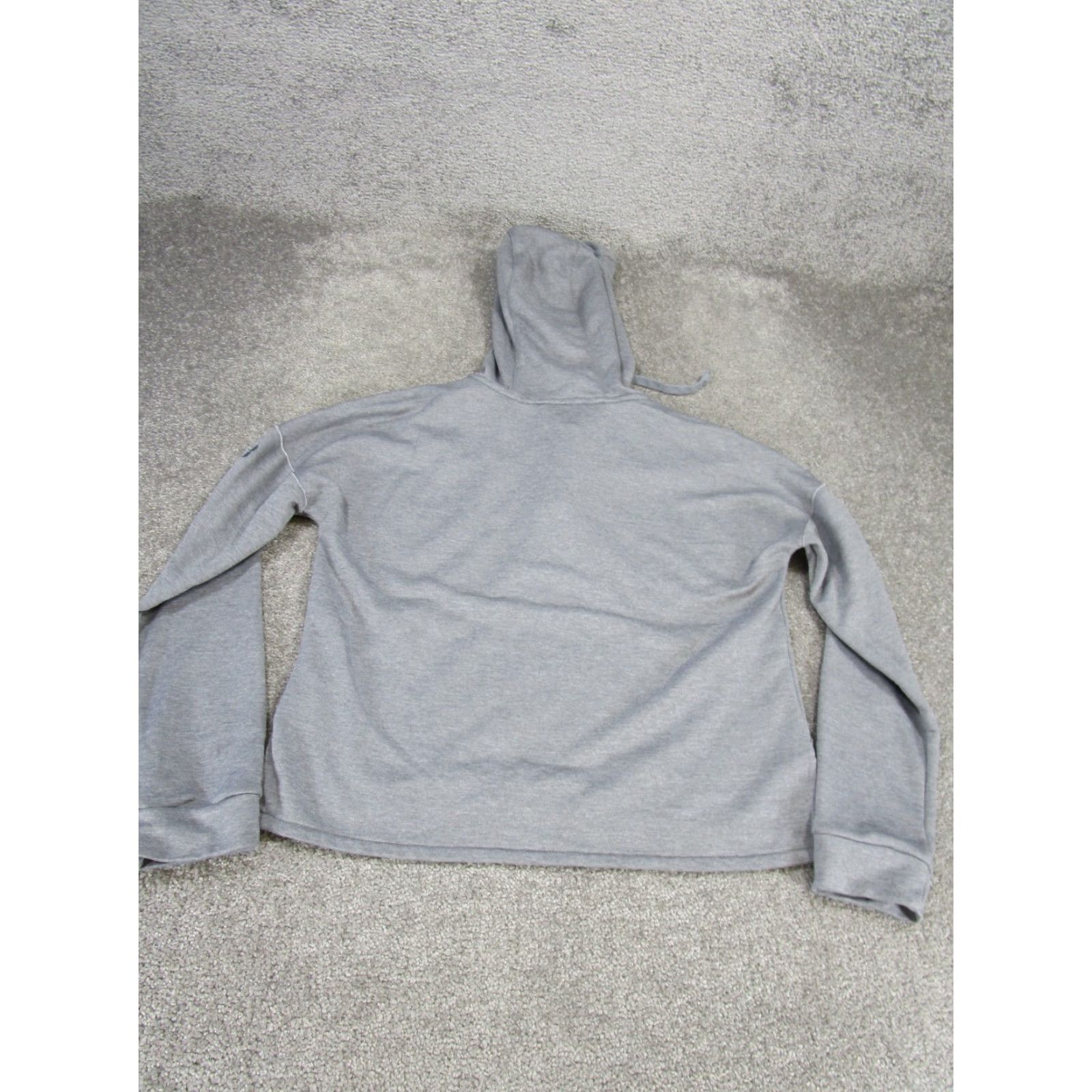 Under Armour Under Armour Hoodie Womens Small Gray Pullover Fleece Cropped Size S / US 4 / IT 40 - 3 Thumbnail