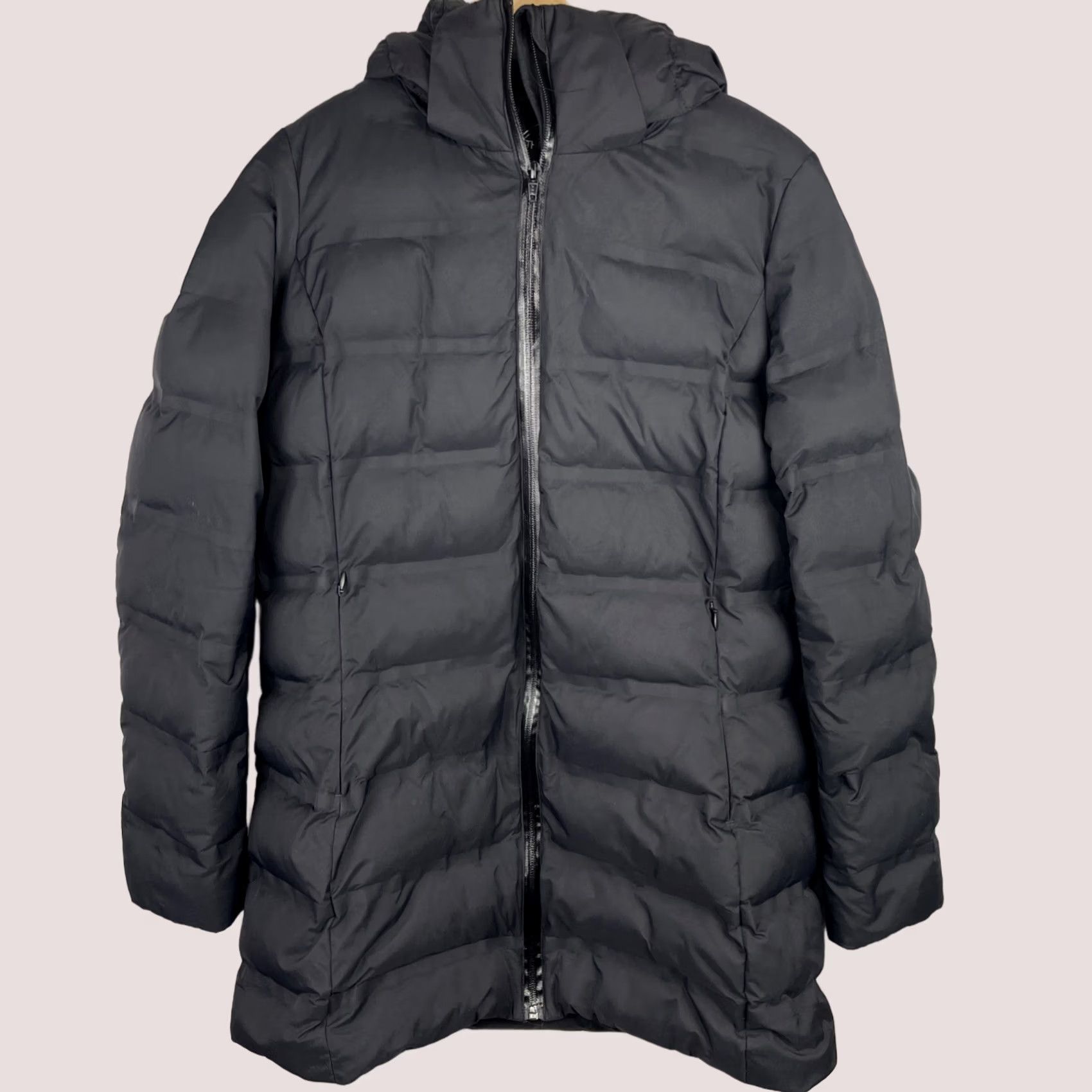 Save The Duck Save The Duck Jacket Womens 2 Black Long Puffer Hooded Pro Tech Coat Zip Up Size XS / US 0-2 / IT 36-38 - 1 Thumbnail
