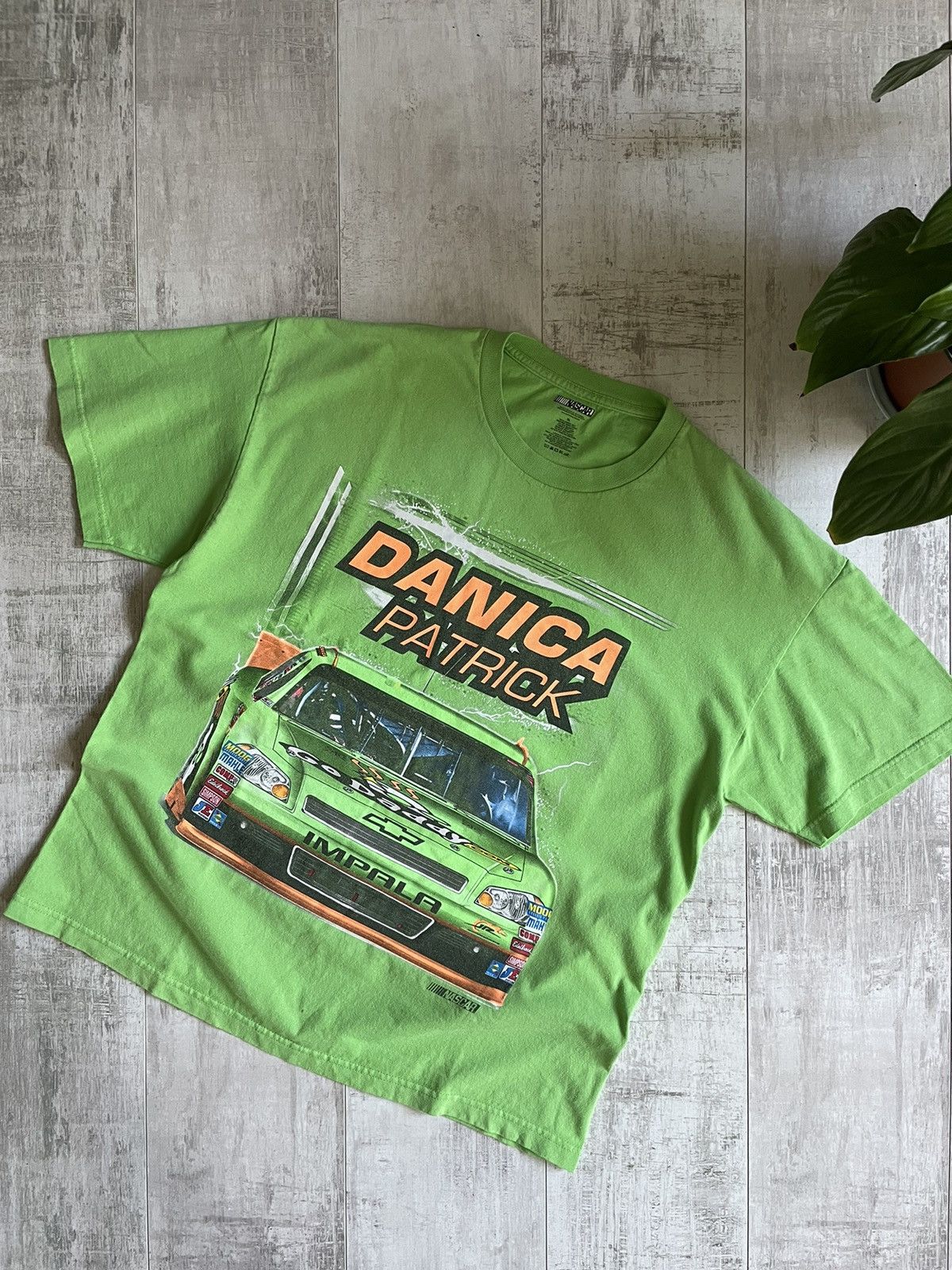 NASCAR × Vintage Vintage NASCAR Danica Patrick T-Shirt Go Daddy Racing Tee Size US XL / EU 56 / 4 - 1 Thumbnail