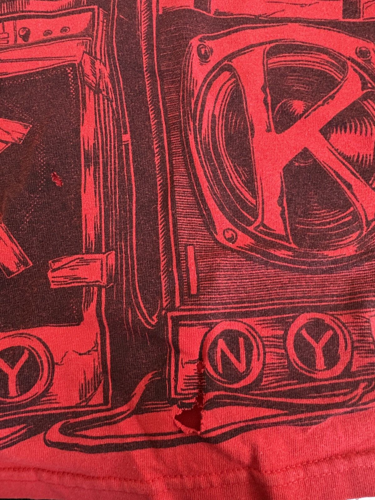 Zoo York VINTAGE ZOO YORK OVERPRINT TEE Size US M / EU 48-50 / 2 - 5 Thumbnail