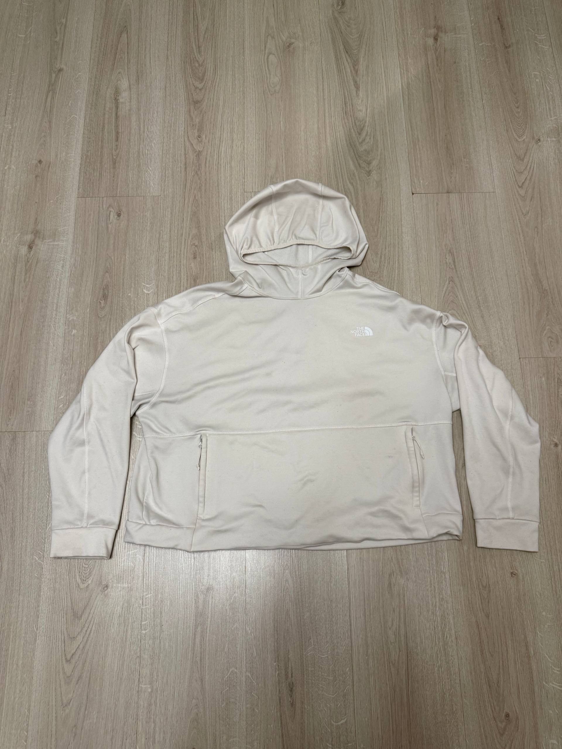 The North Face The North Face Pullover Hoody White Zipped Pockets Sweater Size XXL / US 16-18 / IT 52-54 - 1 Thumbnail