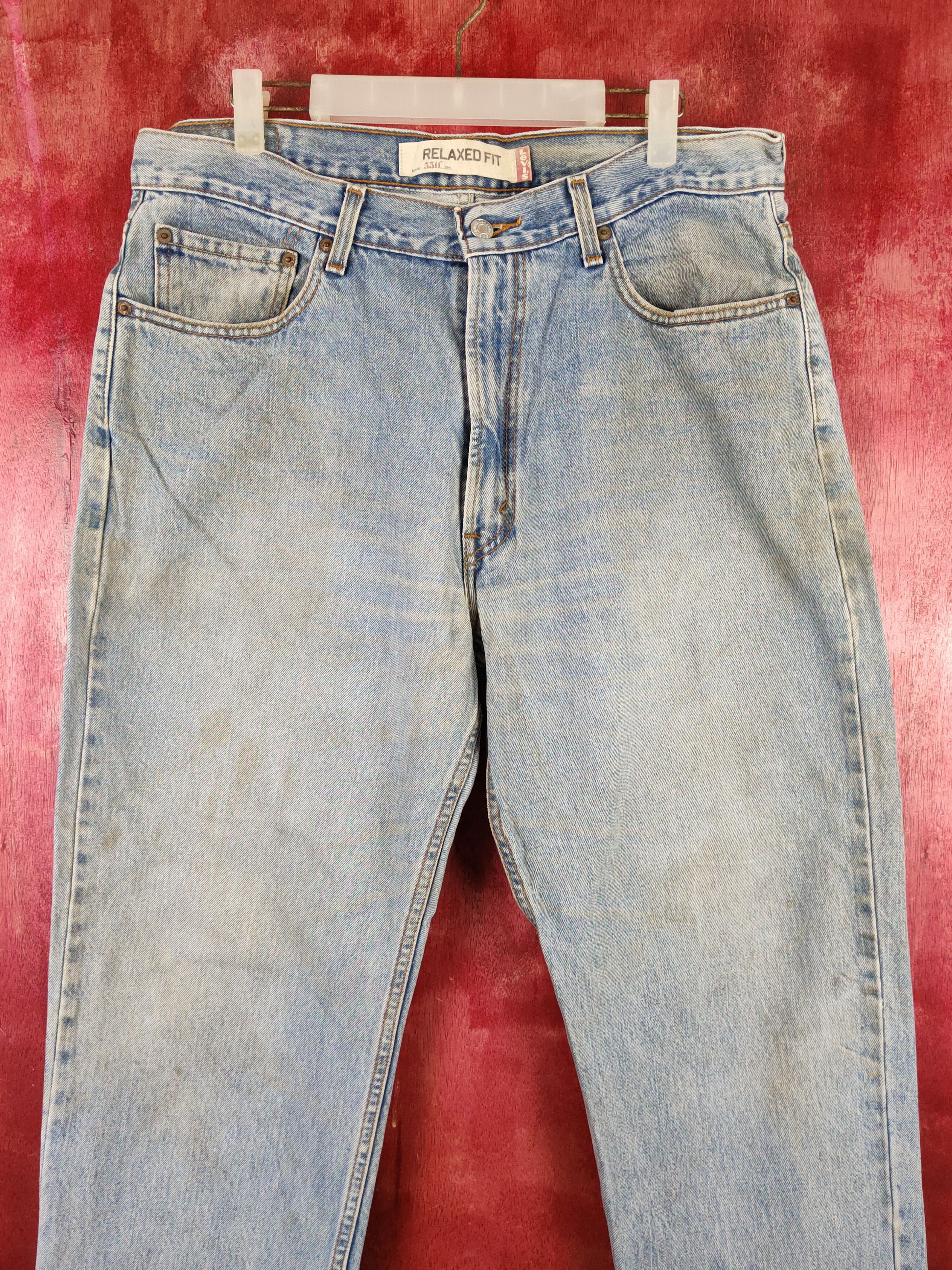 Japanese Brand × Levi's Levi's Blue Faded Distressed Ripped Jeans #S1833 Size US 36 / EU 52 - 2 Thumbnail
