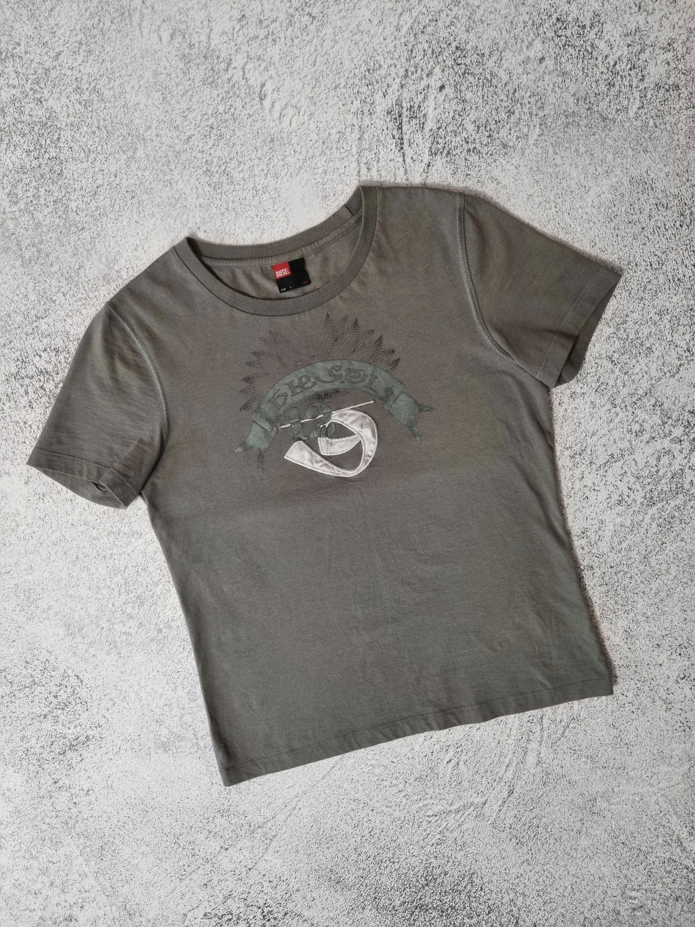 Diesel Diesel Opium Vintage Graphite Women's T-Shirt Size S / US 4 / IT 40 - 2 Thumbnail