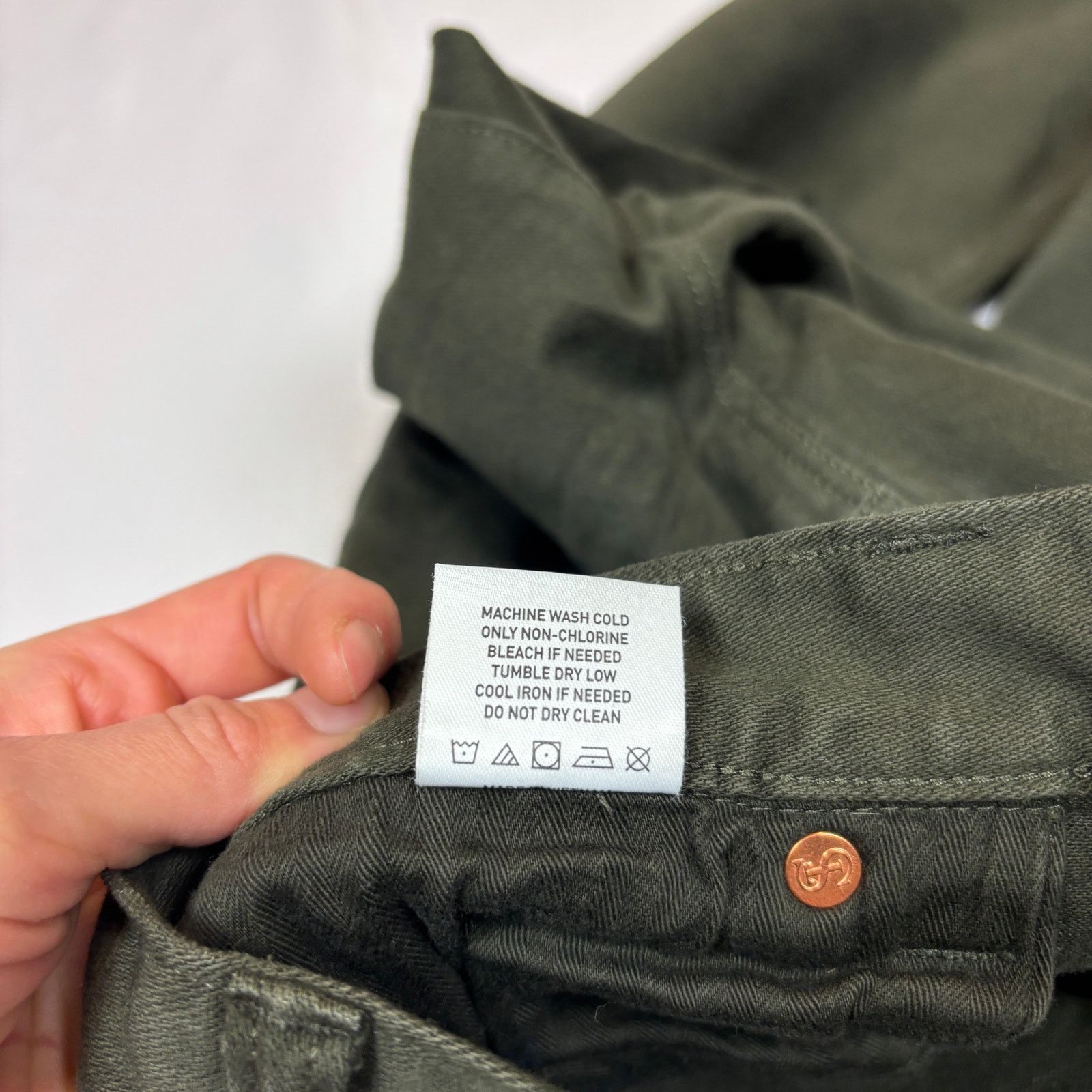 Todd Snyder Todd Snyder Slim 5-Pocket Chino Green Men's 33x27.5 Size US 33 - 12 Thumbnail