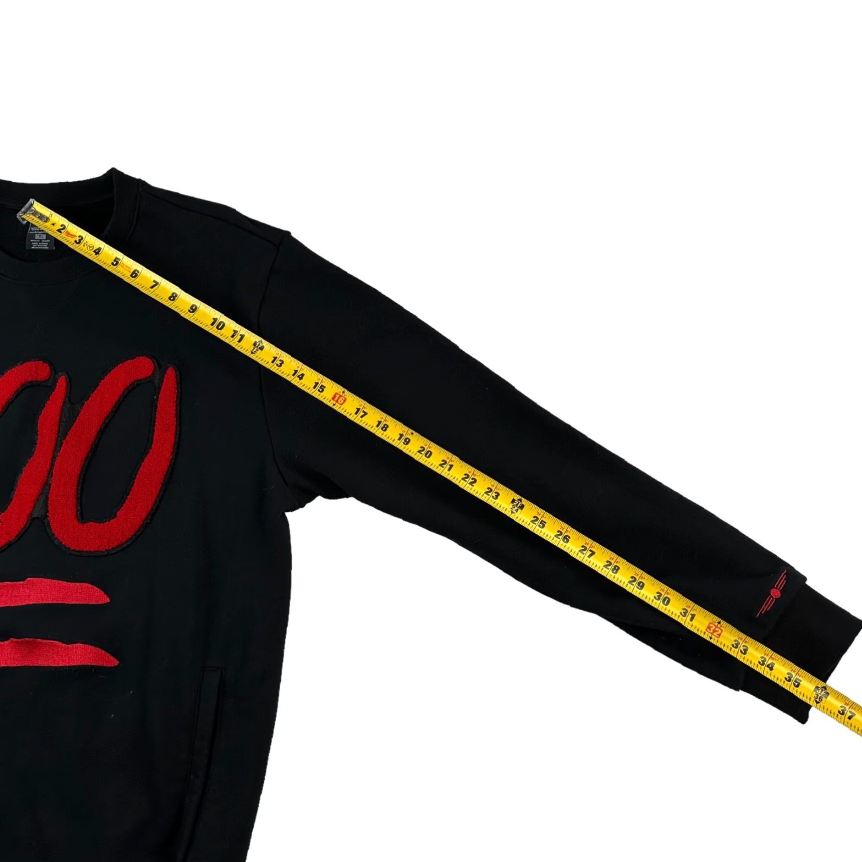 Vintage Fly Supply Sweatshirt Crewneck Pullover 3XL Black Pockets Cotton Polyester Mens Size US XXL / EU 58 / 5 - 7 Thumbnail