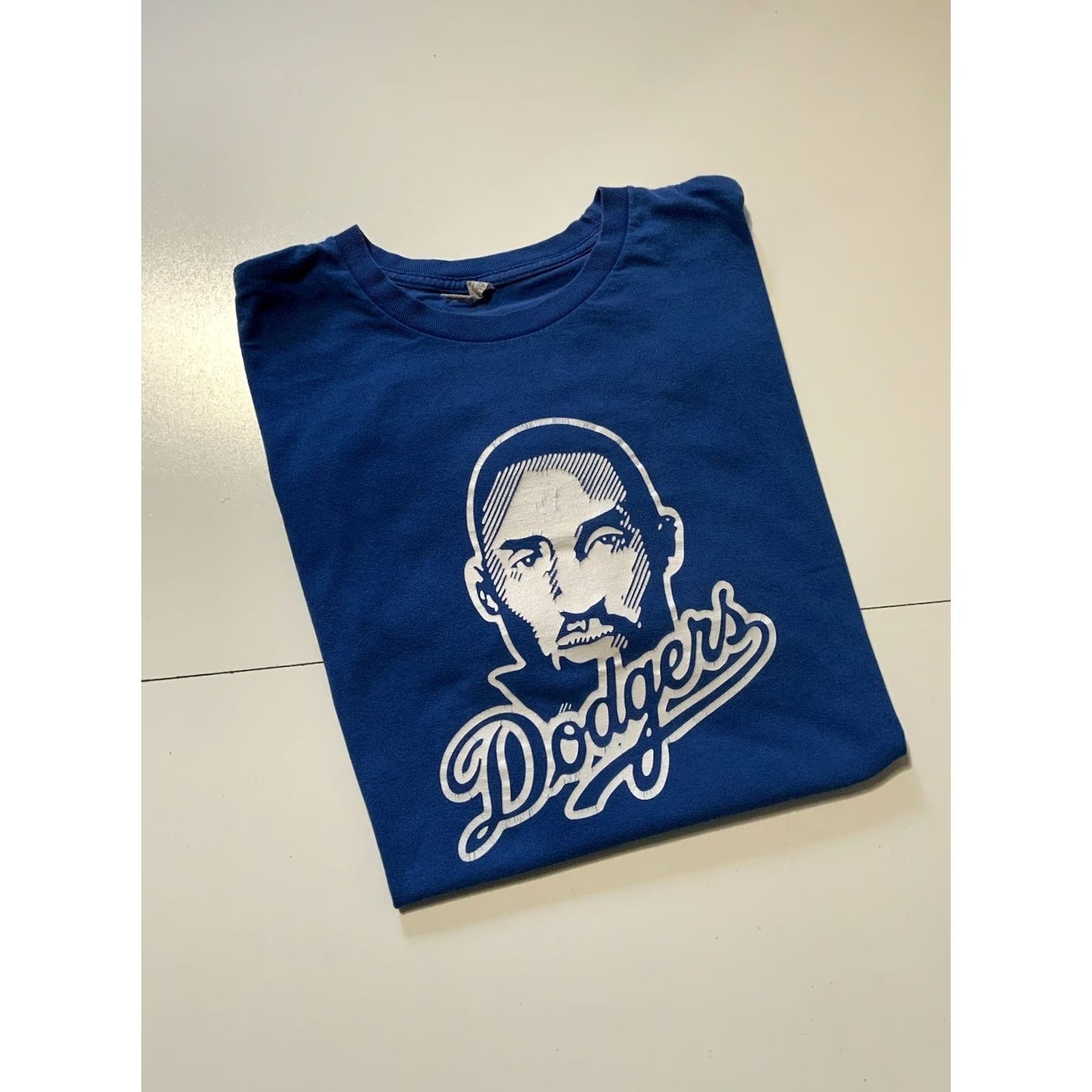 Vintage VINTAGE Alstyle Los Angeles Dodgers Kobe Bryant Graphic S/S Crewneck T-Shirt XL Men Blue L Size US XL / EU 56 / 4 - 2 Thumbnail