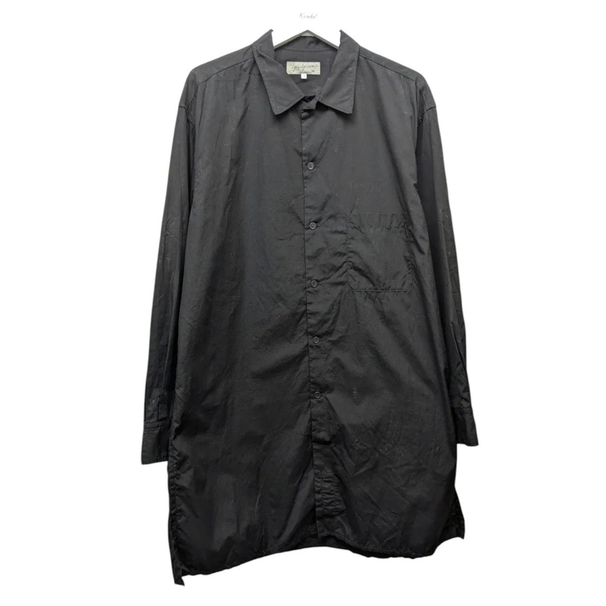 Yohji Yamamoto Yohji Yamamoto POUR HOMME Open Back Chain Stitch Shirt Size US L / EU 52-54 / 3 - 1 Thumbnail