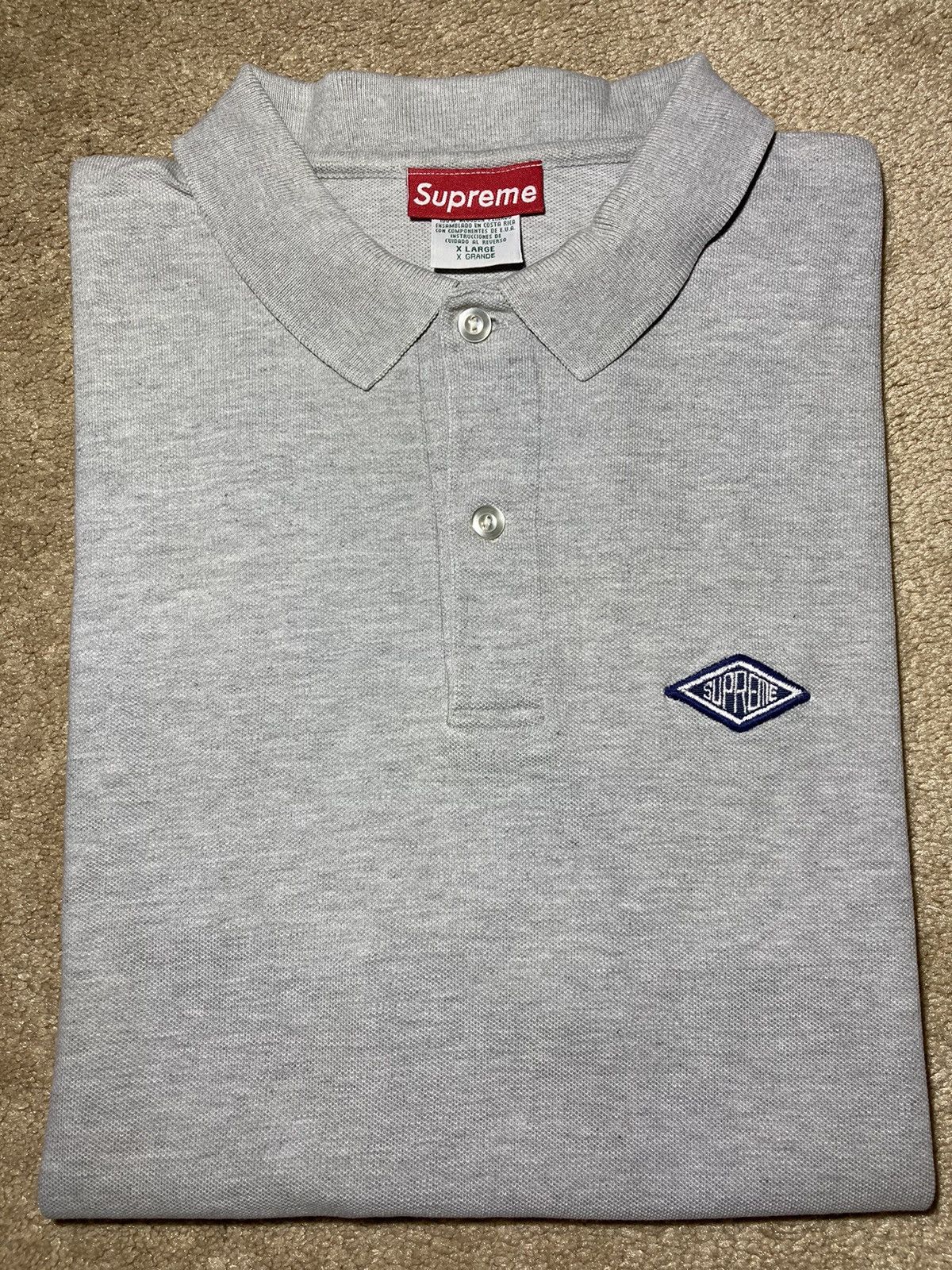 USED Supreme Box logo Polo ラグビー M Supreme Supreme Polo Rugby Box Logo | Grailed