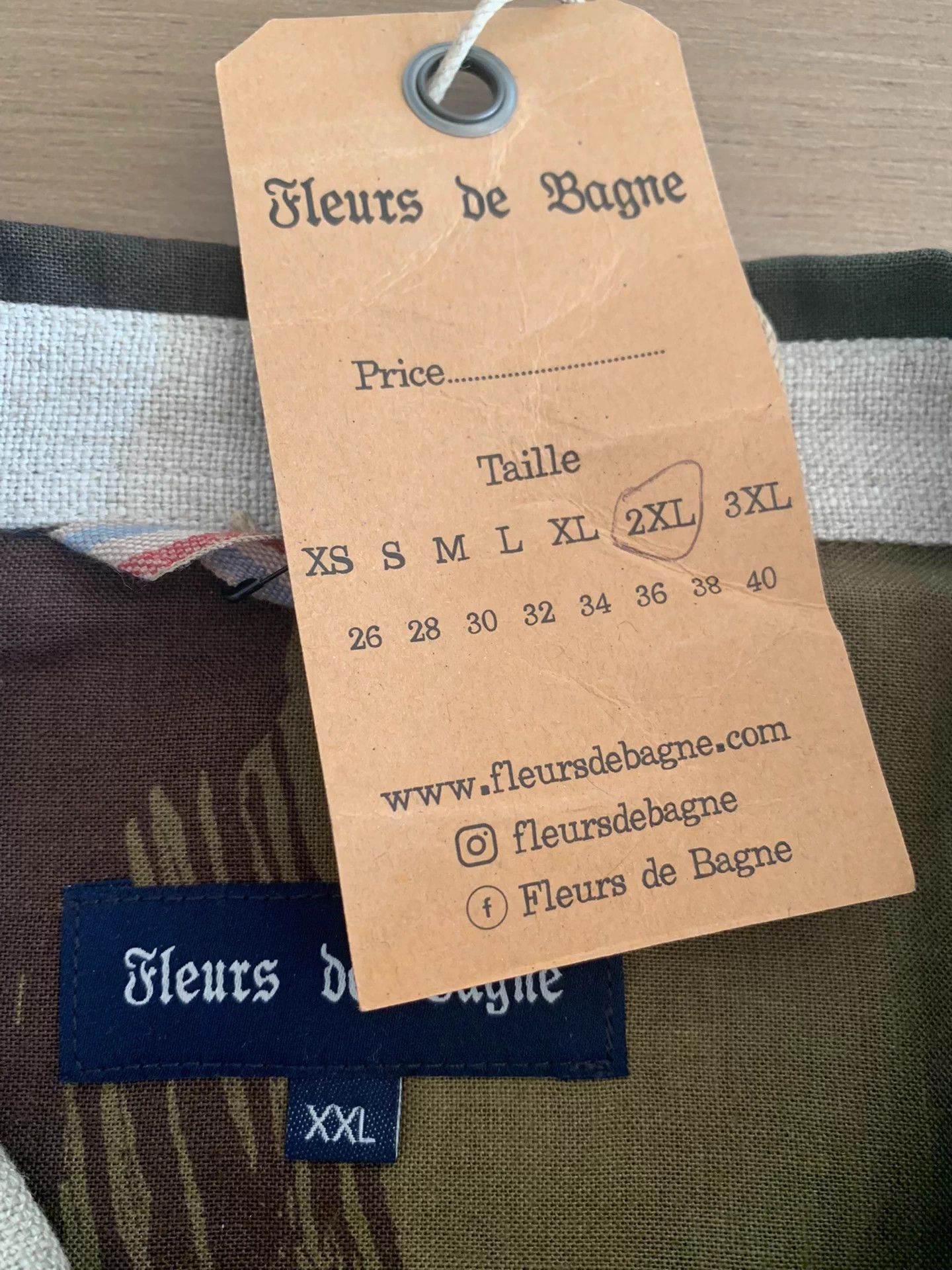 Other French Fleurs De Bagne Denison Camo Classic Shirt Size US XXL / EU 58 / 5 - 2 Thumbnail