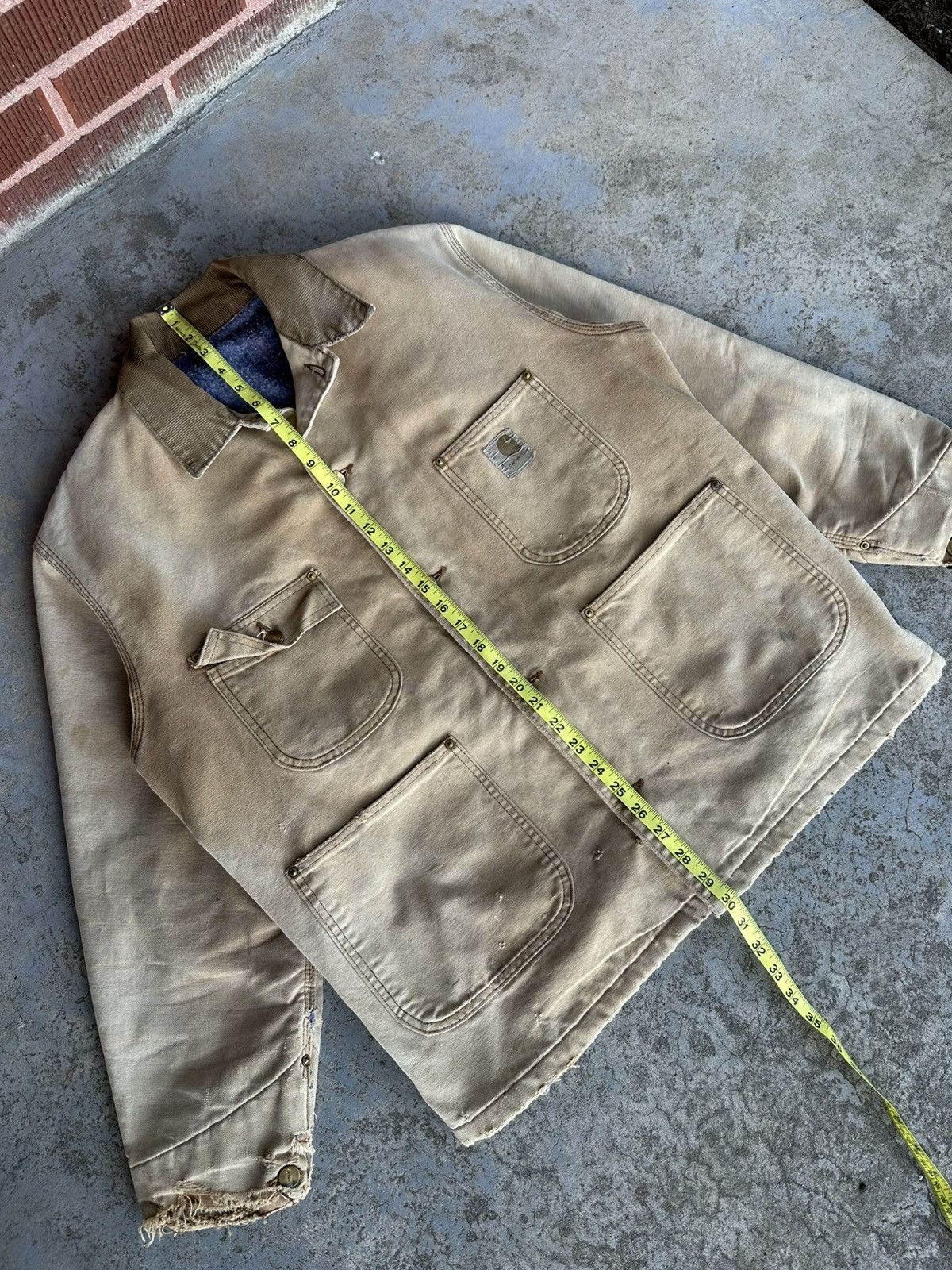 Carhartt Vintage 70s Carhartt C01 BRN Chore Coat 42 Large MADE IN USA Size US L / EU 52-54 / 3 - 11 Thumbnail