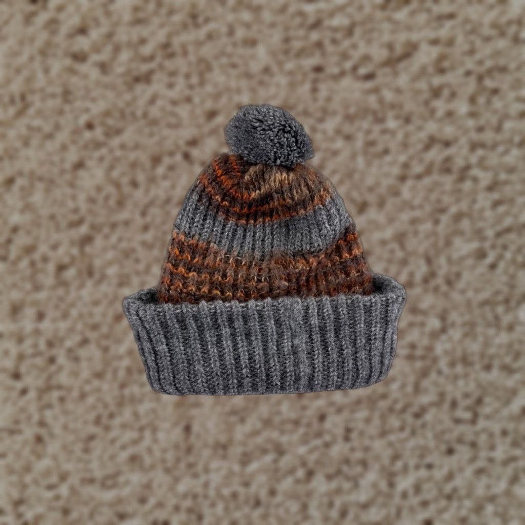Vintage Britts Knits Beanie Adult One Size Gray Knit Acrylic Ski Casual Unisex Size ONE SIZE - 1 Thumbnail