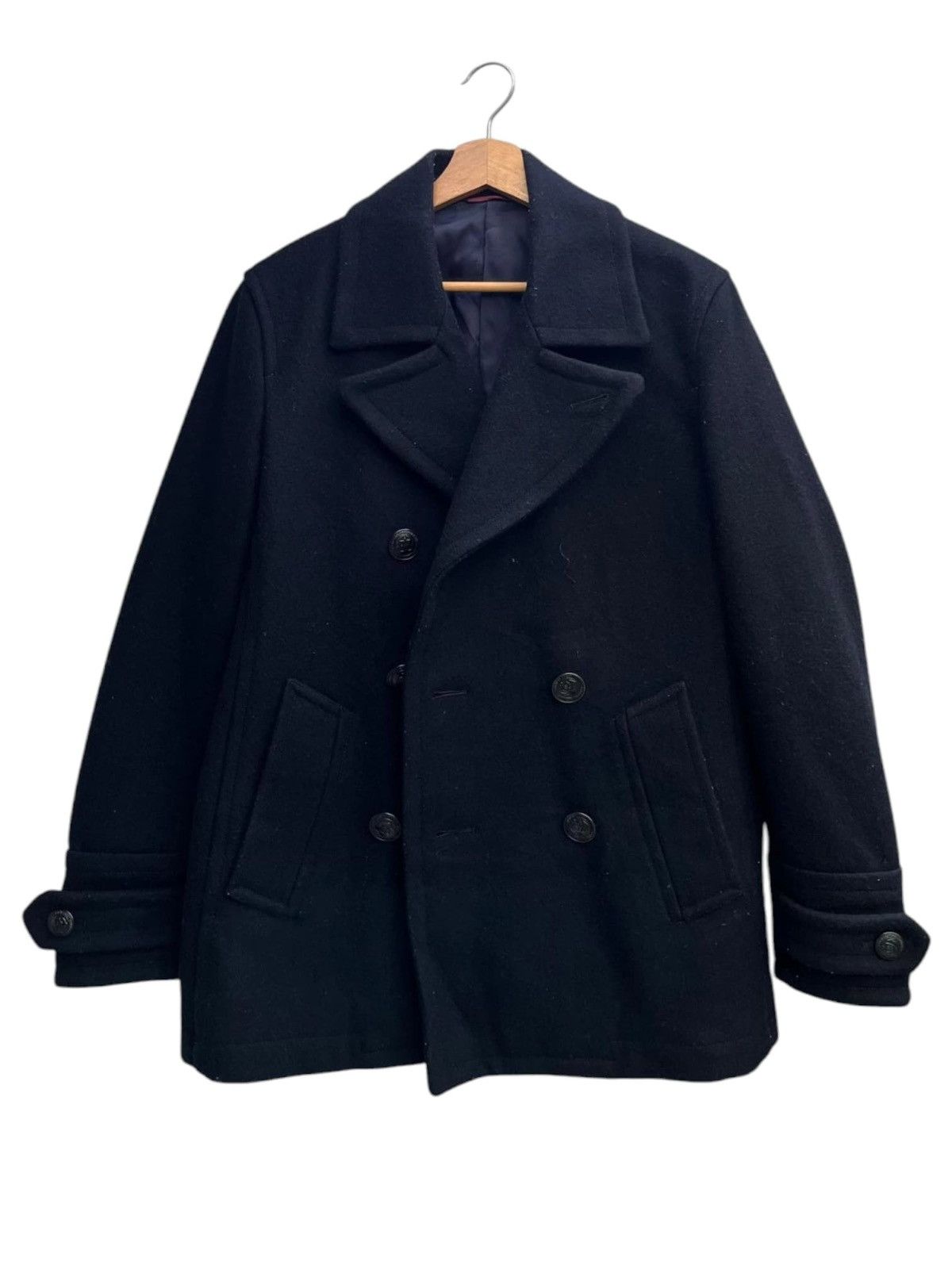 Paul Smith Paul Smith Wool Blend Peacoat Size US M / EU 48-50 / 2 - 2 Thumbnail