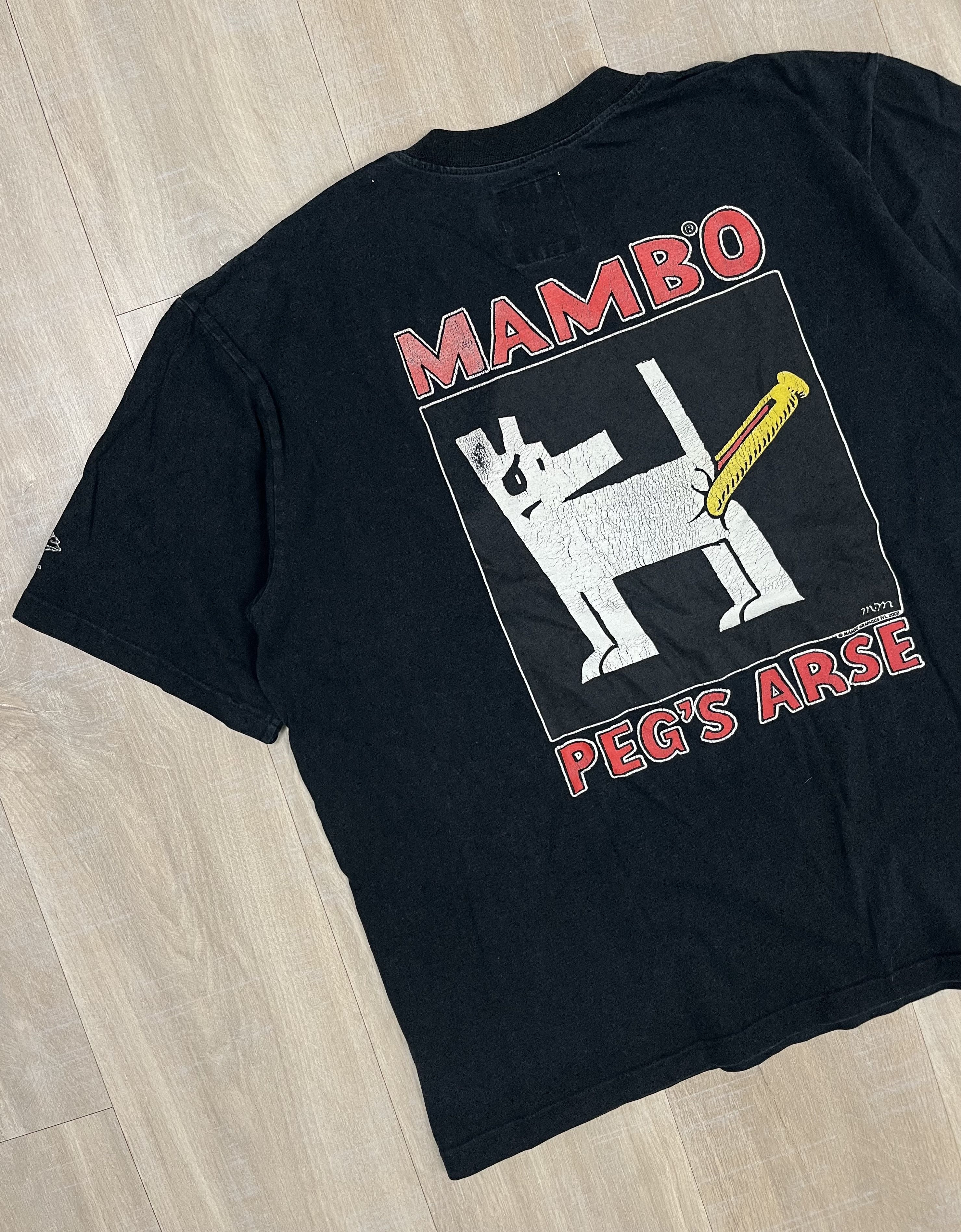 Mambo Vintage Mambo T-Shirt 2002 Peg’s Arse Surfwear L Size US L / EU 52-54 / 3 - 3 Thumbnail
