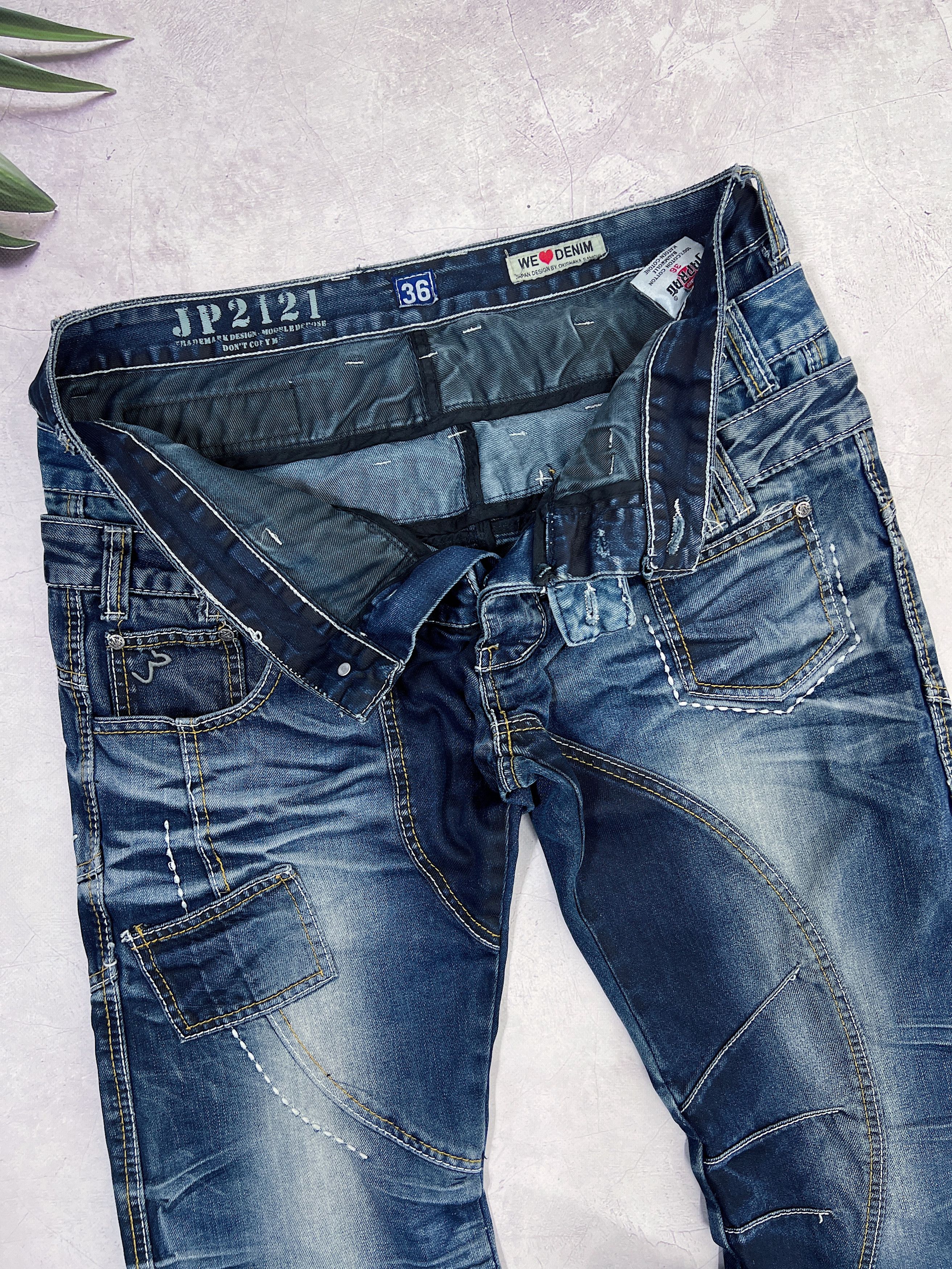 Japanese Brand Japrag Denim By Okishana Samoko Japanese Jeans Pants Size US 36 / EU 52 - 3 Thumbnail