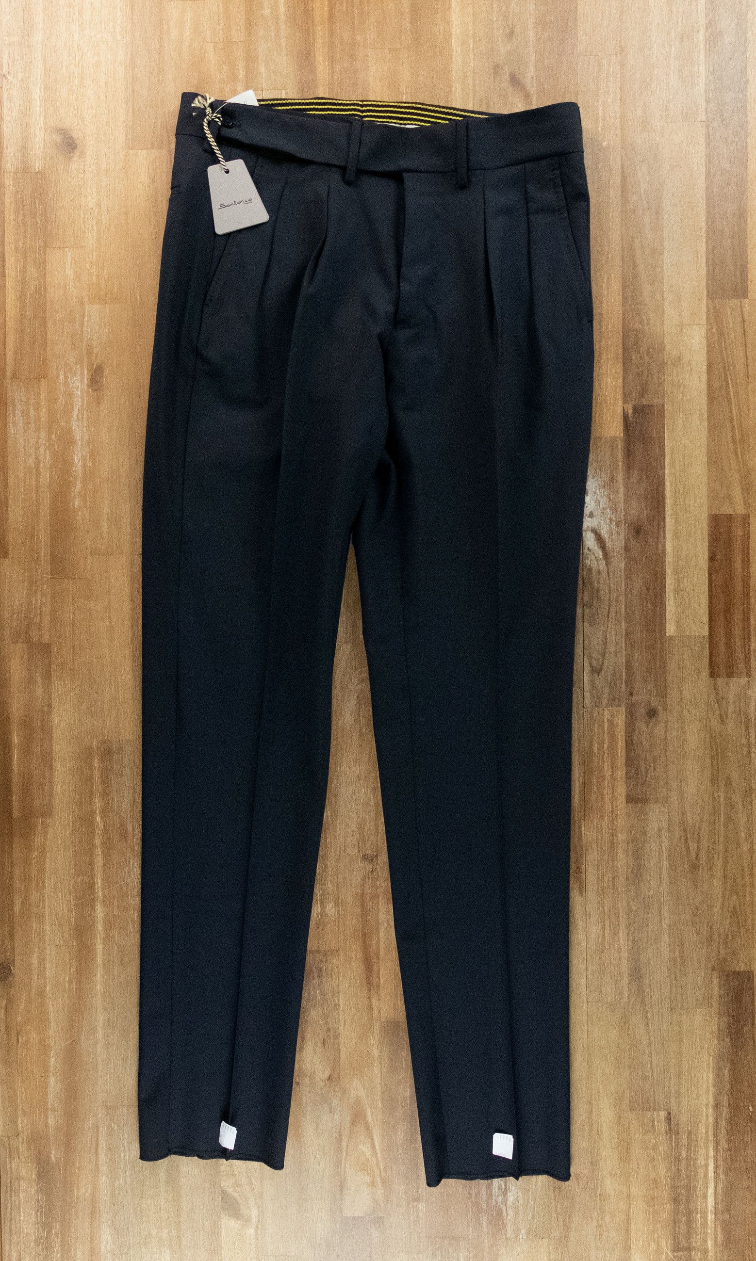 SARTORIO SARTORIO navy blue pleated wool dress pants Size 32 Size US 32 / EU 48 - 1 Thumbnail