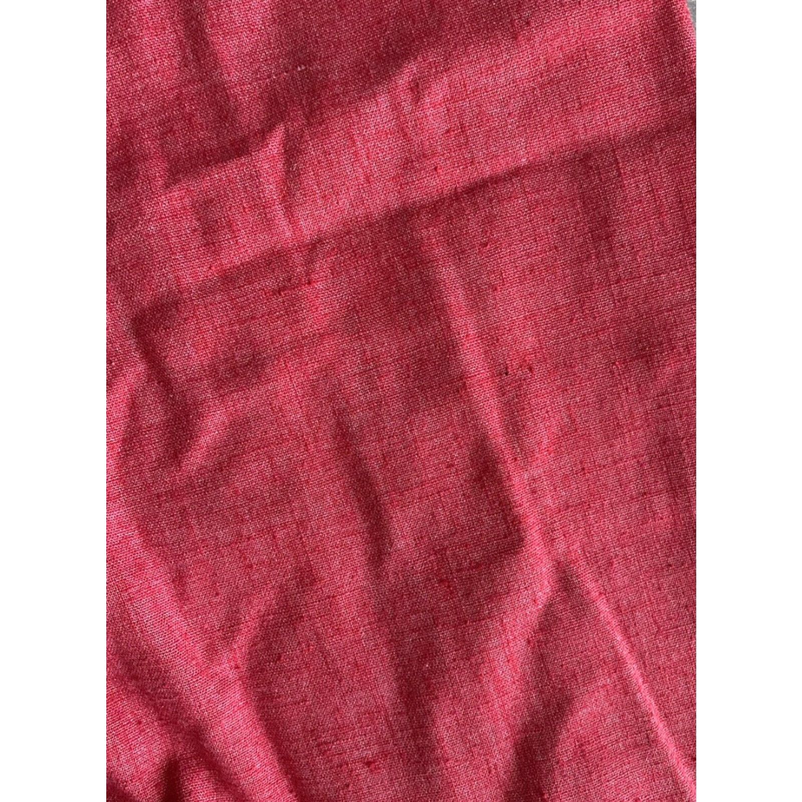 VINTAGE Montgomery Ward Dress Shirt Men 15-33 Red Wood Buttons USA Southwestern Western Mens 15-33 Red Wood Buttons Dress Shirt Made in USA