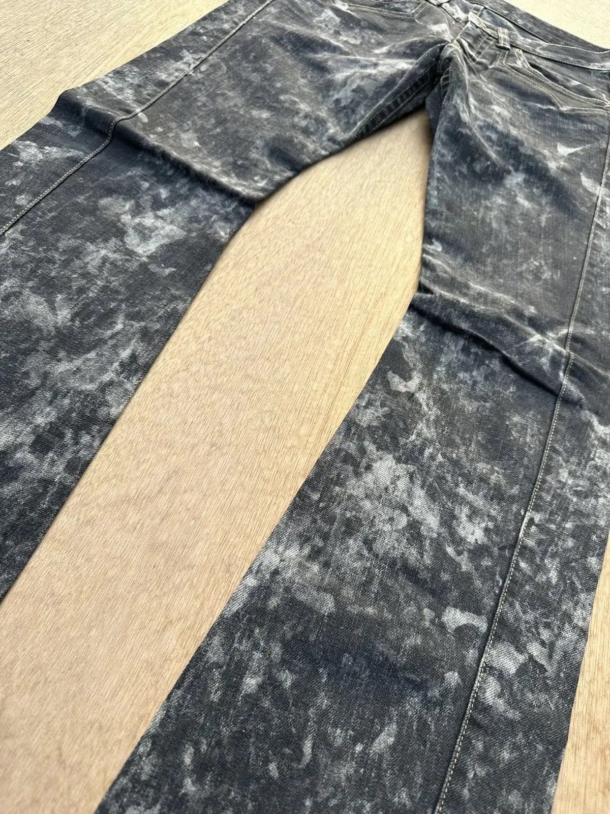 Killer Acid W31 L32 Vintage RATTLE TRAP Curve/Banana Legs Acid Wash Pant Size US 31 - 3 Thumbnail