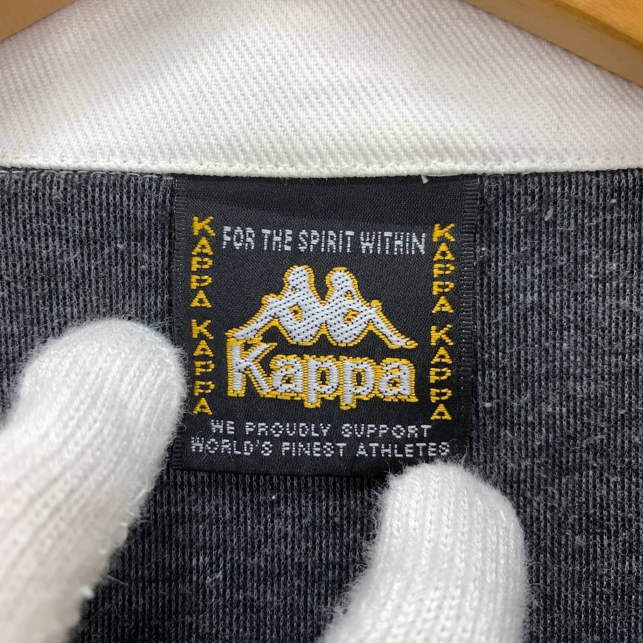 Kappa 90s Vintage KAPPA Polo Sweatshirt / Polo Rugby #2418-13 Size US L / EU 52-54 / 3 - 14 Thumbnail