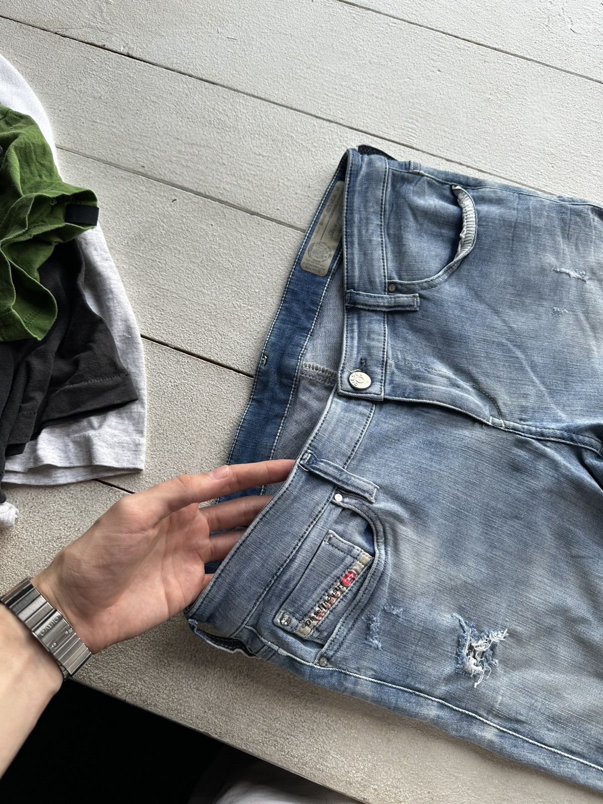 Diesel 🚨Gothic Diesel Regular Slim relax Flared Jeans Womens Size 31" - 2 Thumbnail