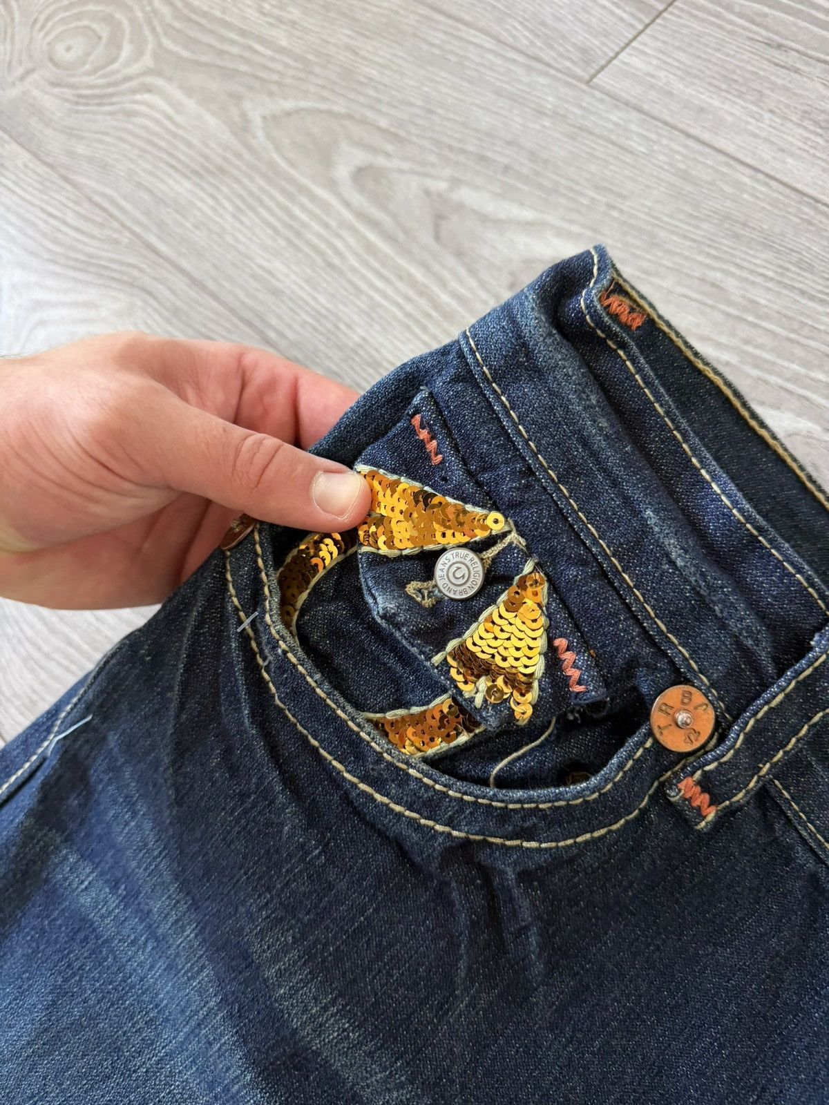 True Religion True Religion Rocco Relaxed Joey Bobby Y2k Jeans Size US 36 / EU 52 - 19 Thumbnail