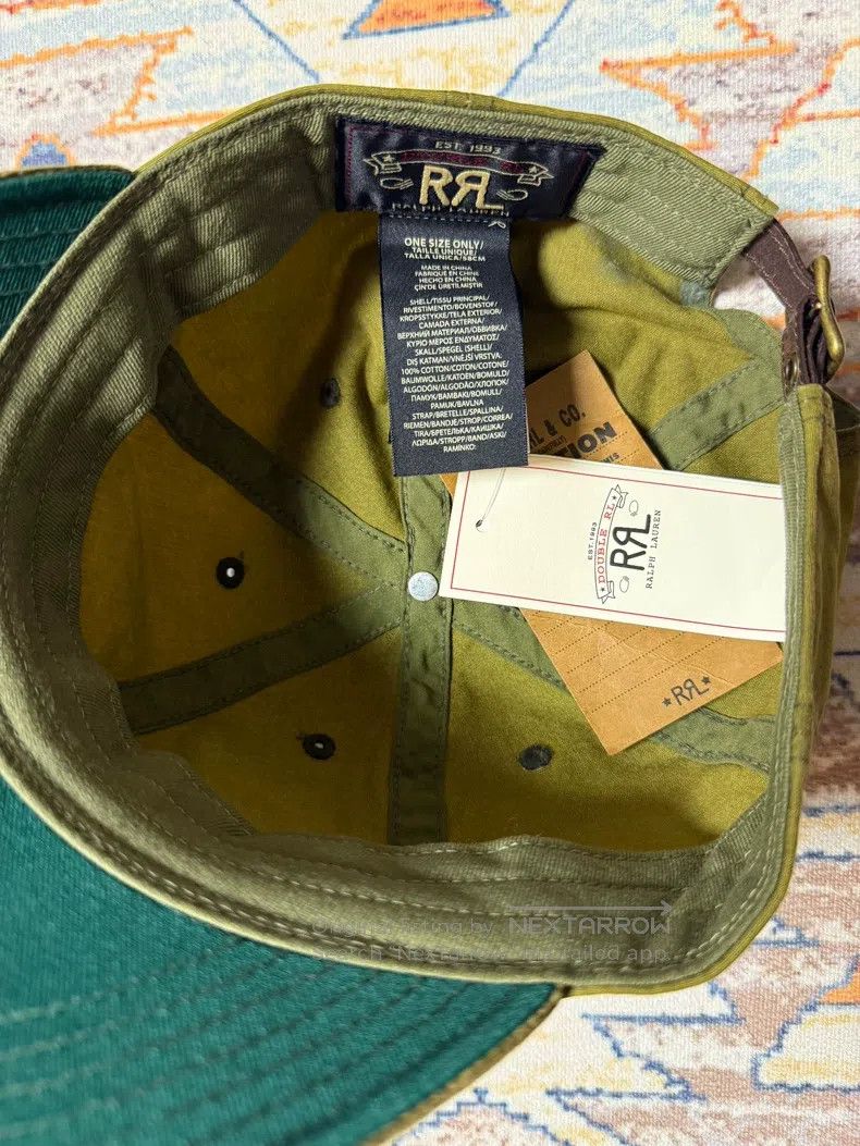 RRL Ralph Lauren RRL Ralph Lauren Military green wax canvas corduroy hat Size ONE SIZE - 5 Thumbnail