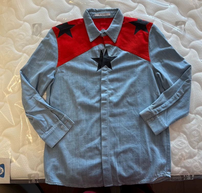 Givenchy Givenchy Denim Shirt Size US M / EU 48-50 / 2 - 1 Thumbnail