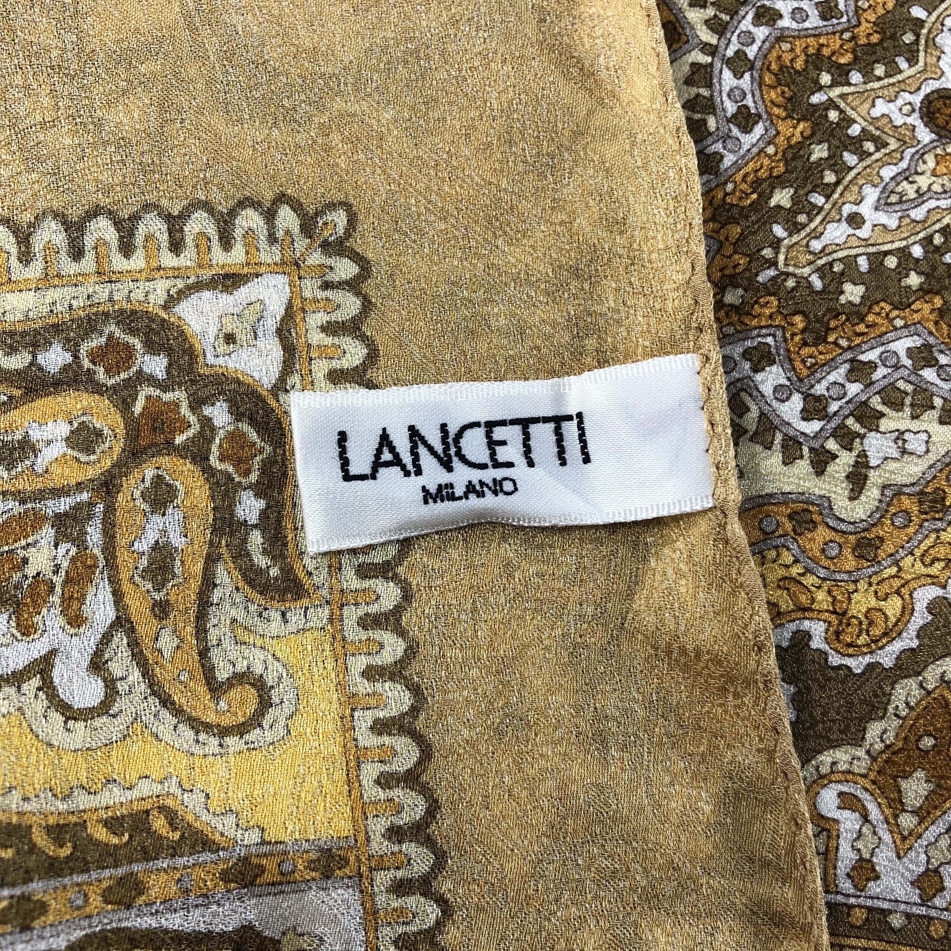 Lui di Lancetti Vintage Lui De Lancetti Silk Scarf Size ONE SIZE - 5 Thumbnail
