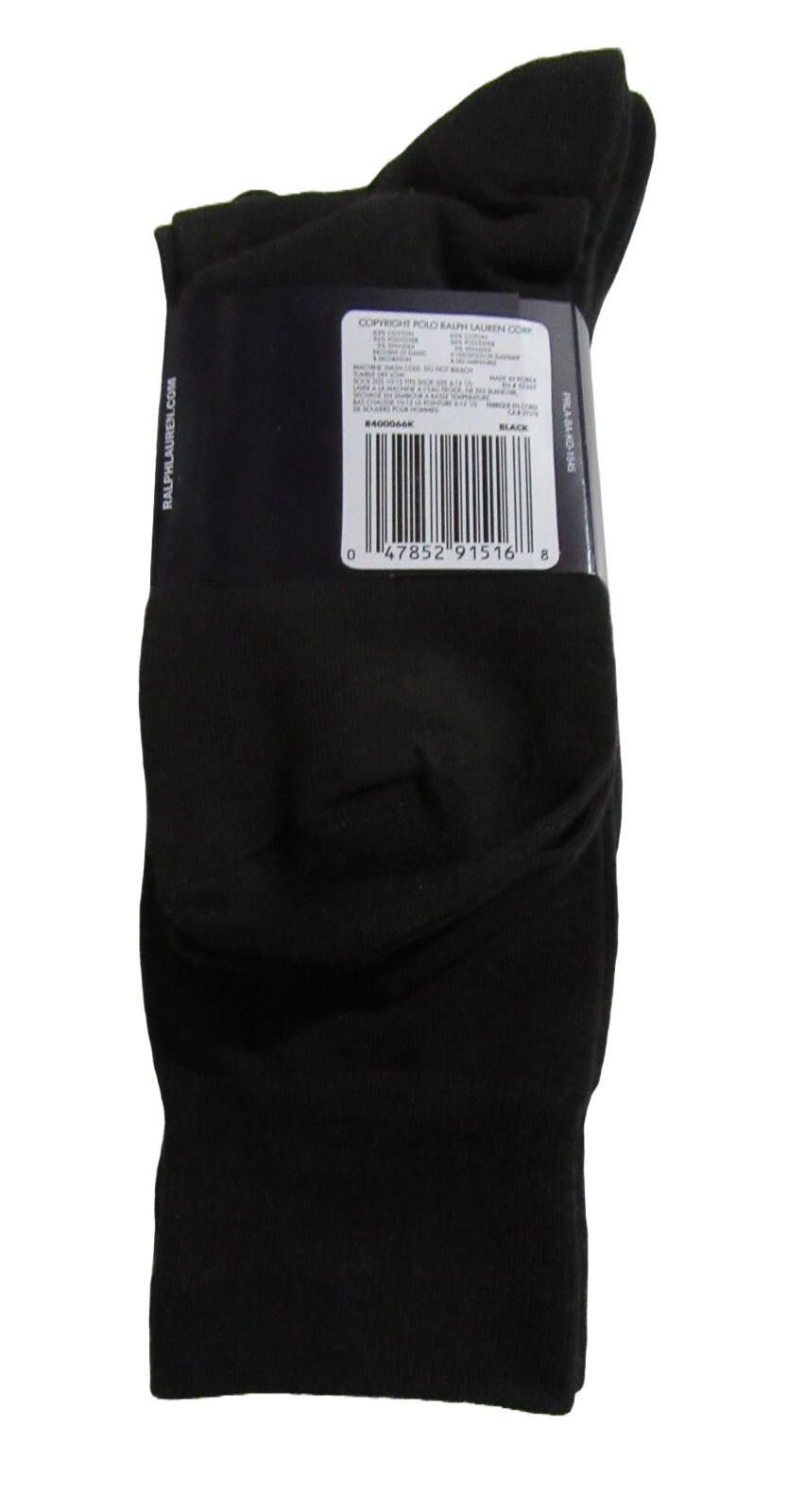 Polo Ralph Lauren Polo Ralph Lauren Mens Trouser Dress Socks 3 pack Black Size ONE SIZE - 2 Thumbnail