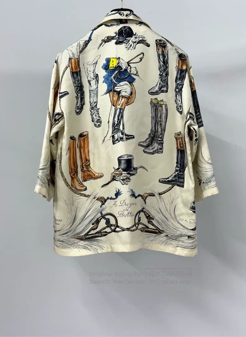 Hermes Hermes Silk Printed Top Size XS / US 0-2 / IT 36-38 - 4 Thumbnail