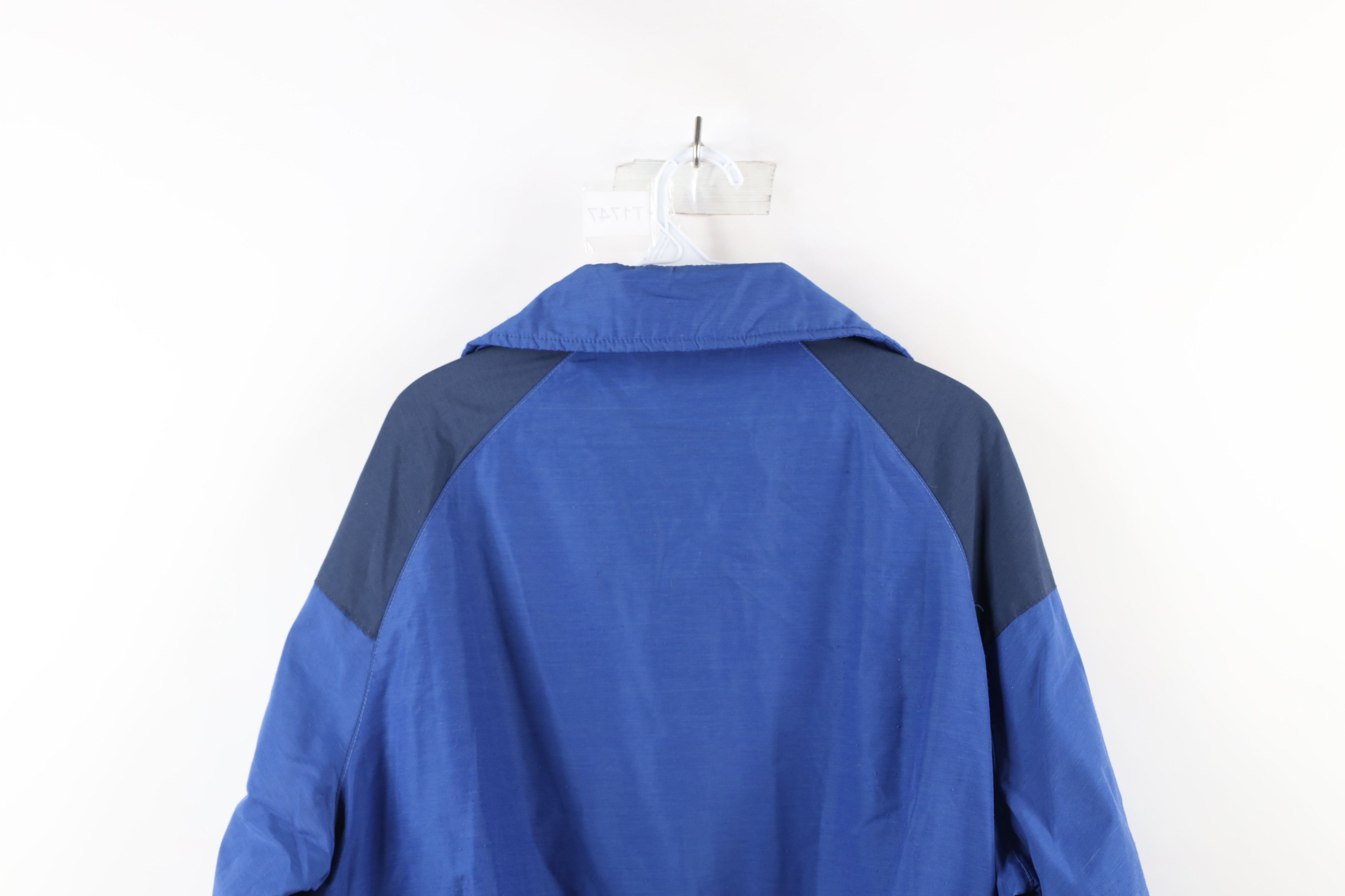 L.L. Bean Vintage 90s LL Bean Zip Pullover Windbreaker Jacket Blue USA Size US XL / EU 56 / 4 - 8 Thumbnail