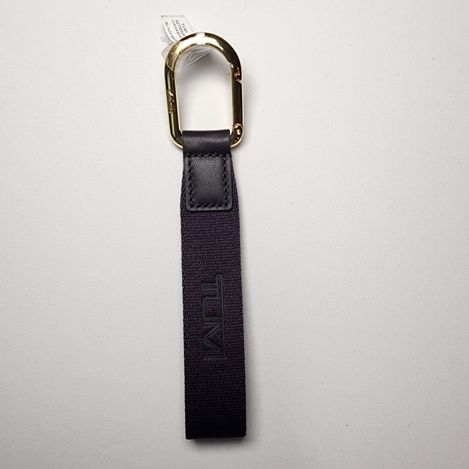 Tumi NWT TUMI 157146-1087 Mini Monogram Valet Key Fob Blackberry Size ONE SIZE - 2 Thumbnail