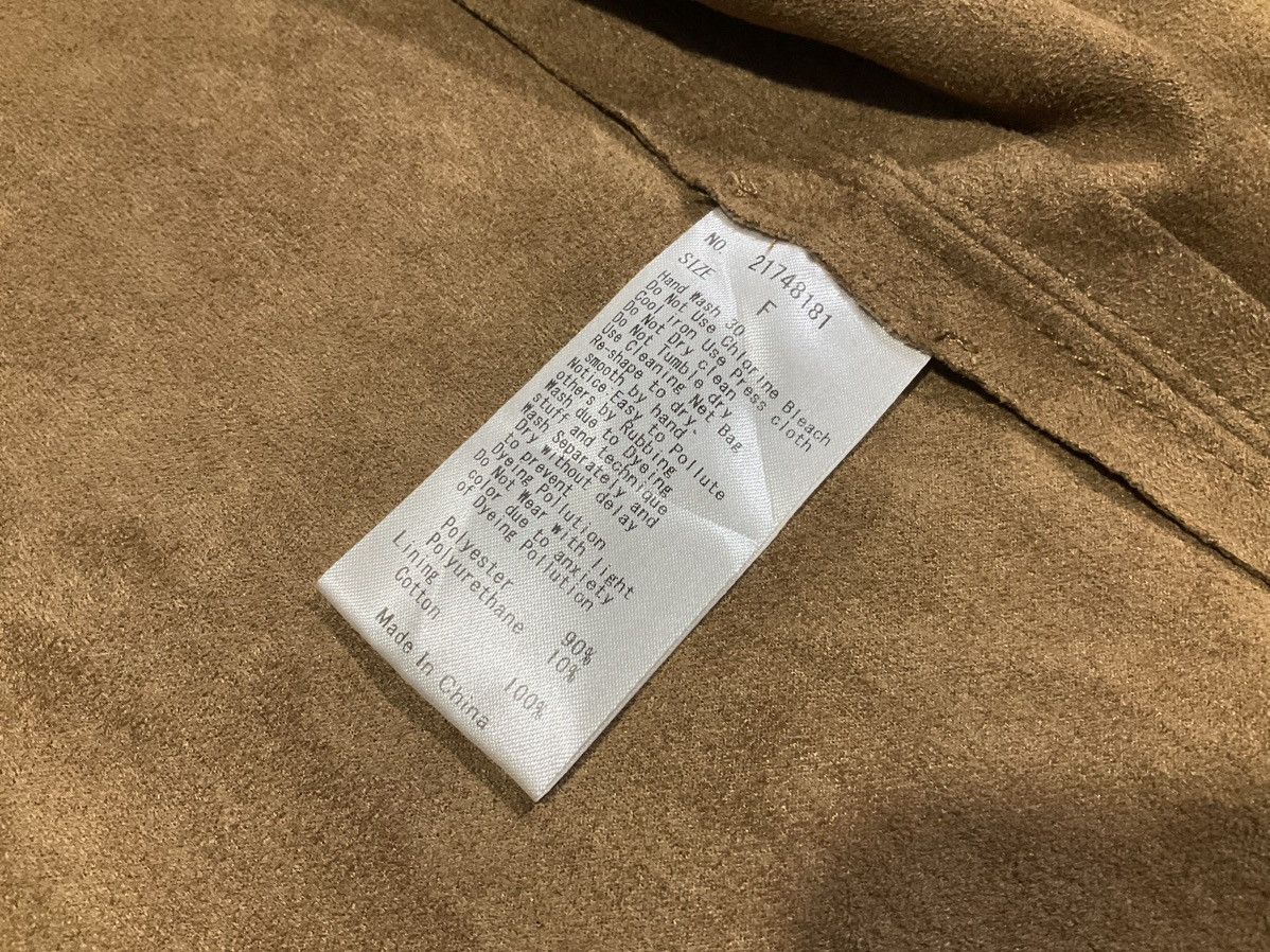 Hysteric Glamour × If Six Was Nine × Japanese Brand 🔥Y2K Archived Natural Vintage GOA Bondage Suede Long Coat Size US M / EU 48-50 / 2 - 9 Thumbnail