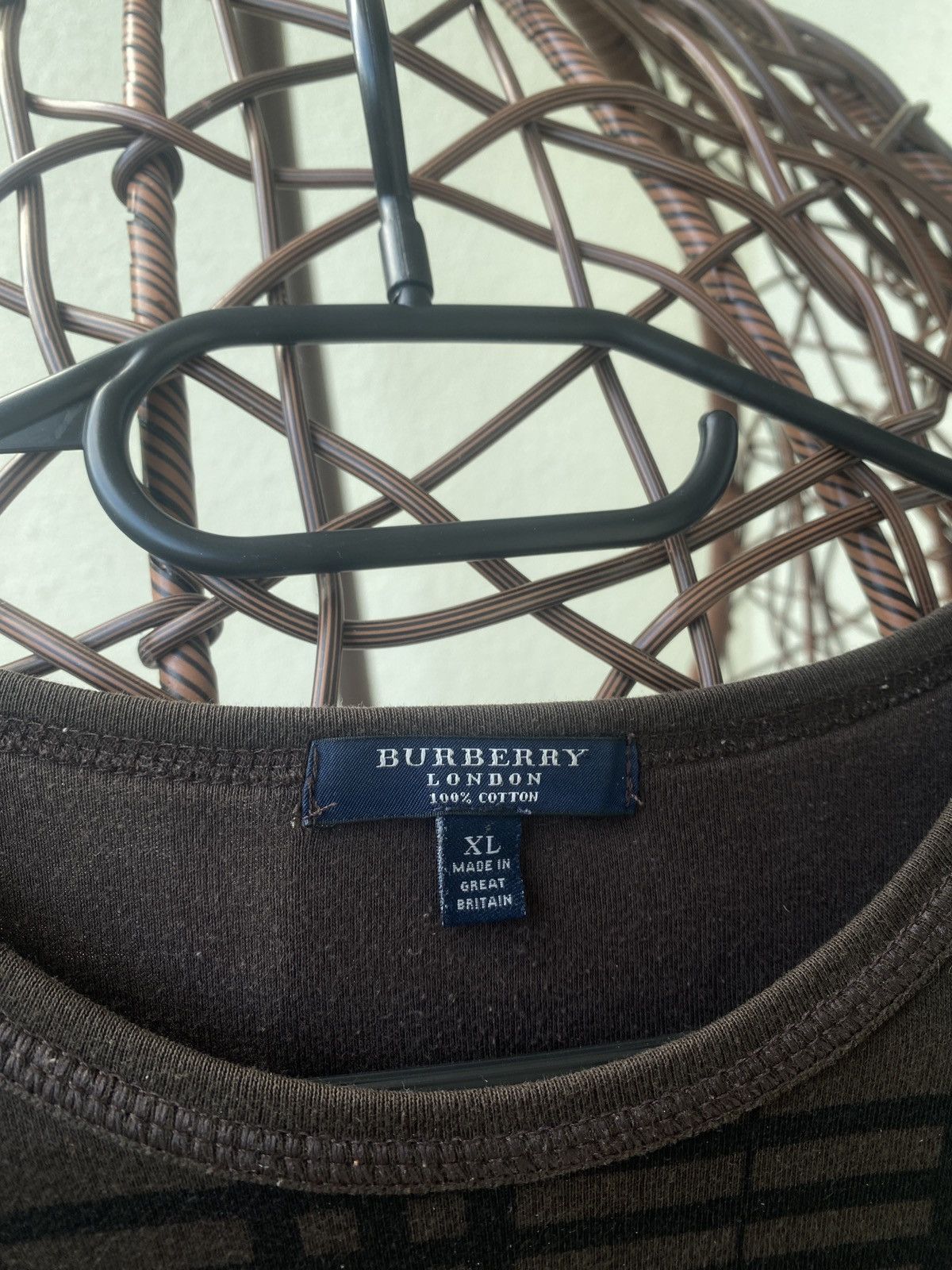 Burberry Vintage luxury fullprint burberry tee Size US XL / EU 56 / 4 - 3 Thumbnail