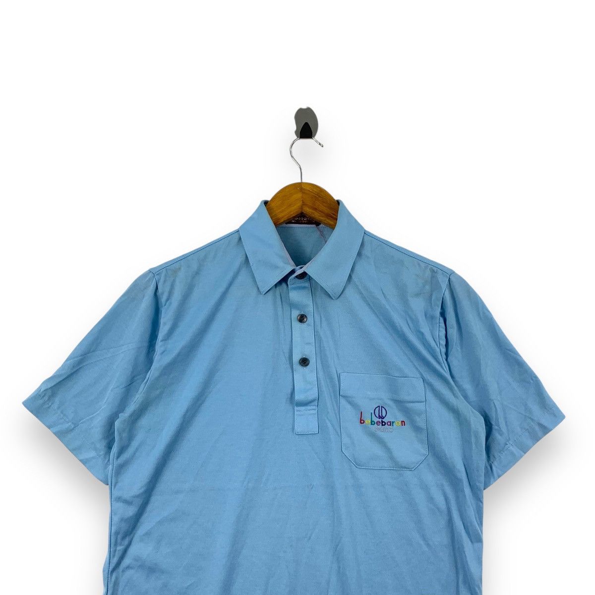 Vintage Vintage BEBEBARON SPORTS ITALY Embroidered Logo Polo Size US M / EU 48-50 / 2 - 2 Thumbnail