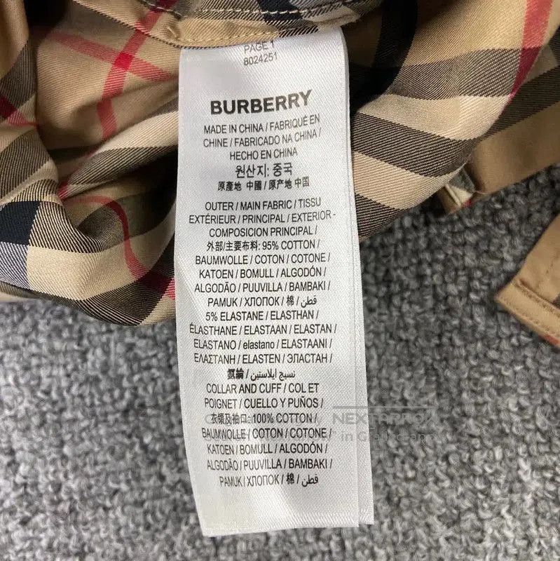 Burberry Burberry Color-Block Cotton Women's Shirt. Size XL / US 12-14 / IT 48-50 - 6 Thumbnail