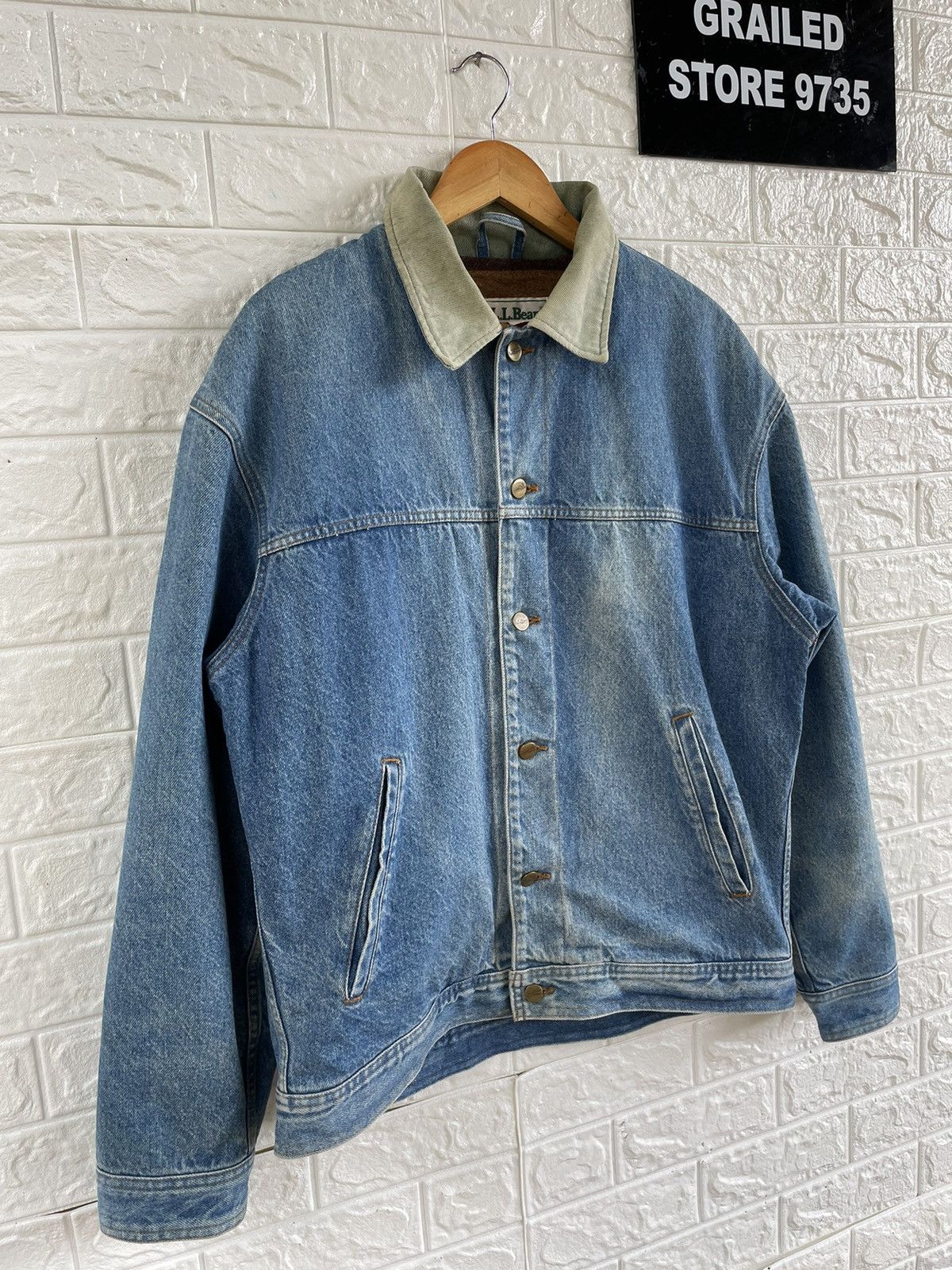 Japanese Brand Vintage L.L.Bean Denim Jacket Size US M / EU 48-50 / 2 - 3 Thumbnail