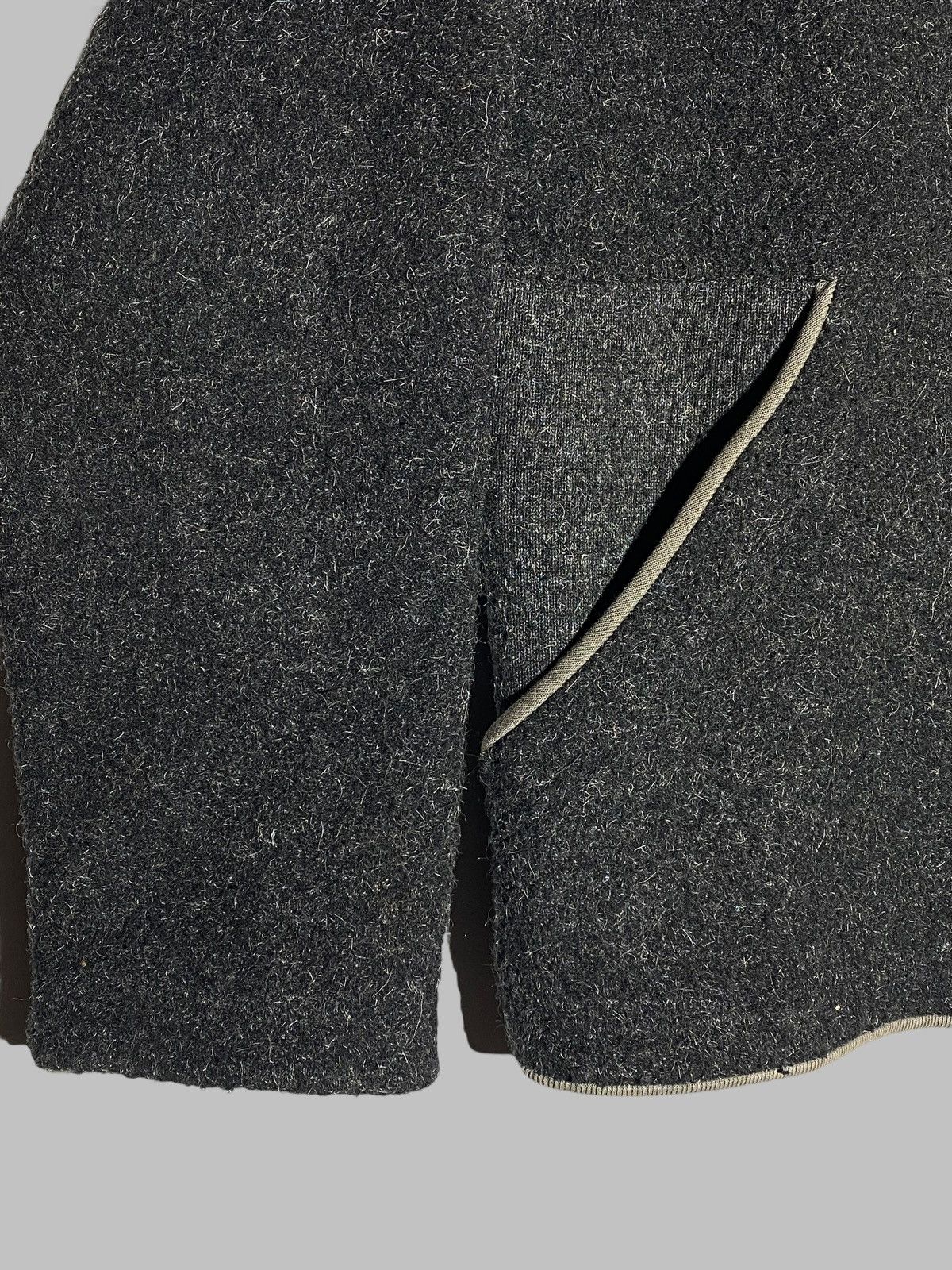 Diesel 🔥 00s DIESEL FULL ZIP WOOL SWEATER GRUNGE AVANT GARDE VIBES Size US M / EU 48-50 / 2 - 8 Thumbnail